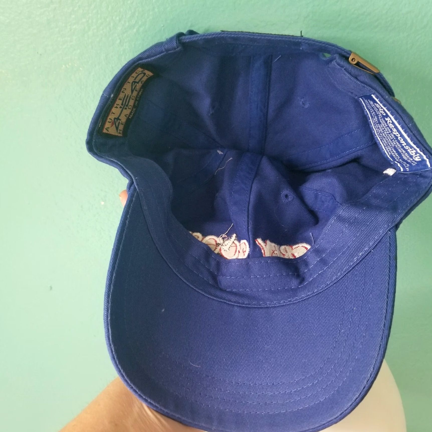 Vintage VINTAGE 4Head Blue Grey Goose Vodka Baseball Cap Adjustable Dad Hat Casual Mens Size ONE SIZE - 6 Thumbnail