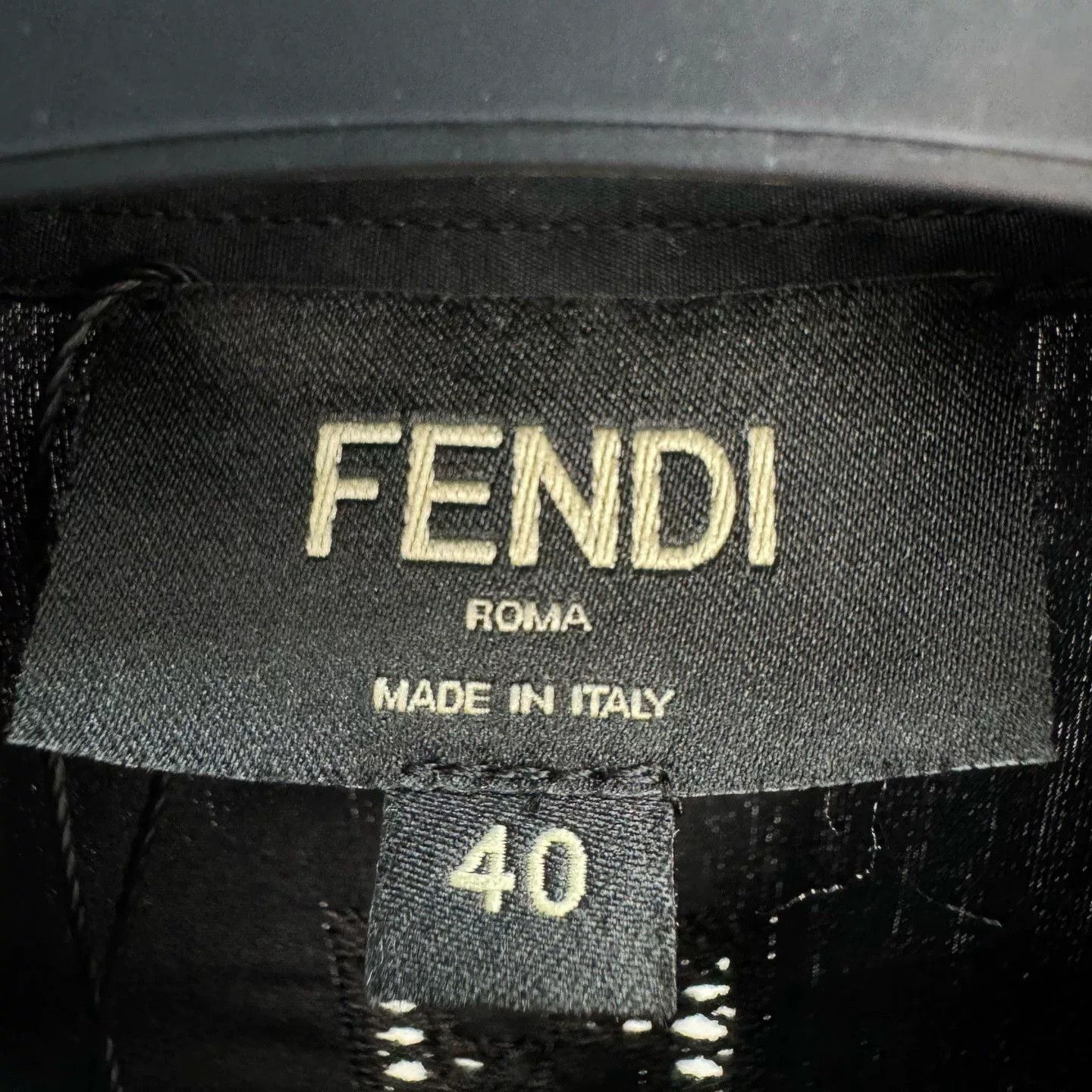 Fendi Fendi Double F Cutout Back Short Sleeve Shirt Size US XXS / EU 40 - 6 Thumbnail