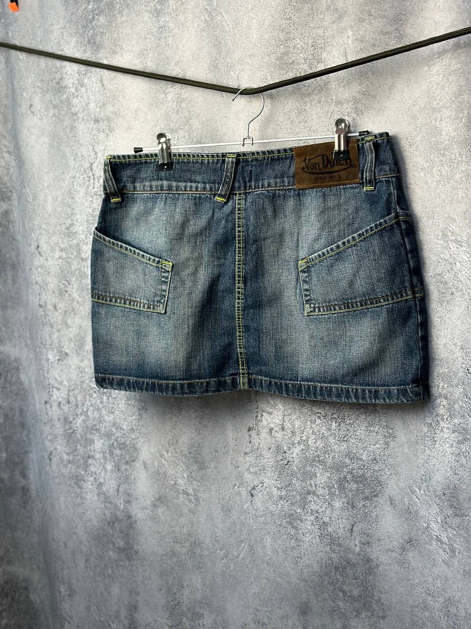 Von Dutch Denim Mini Skirt Vintage Made in USA