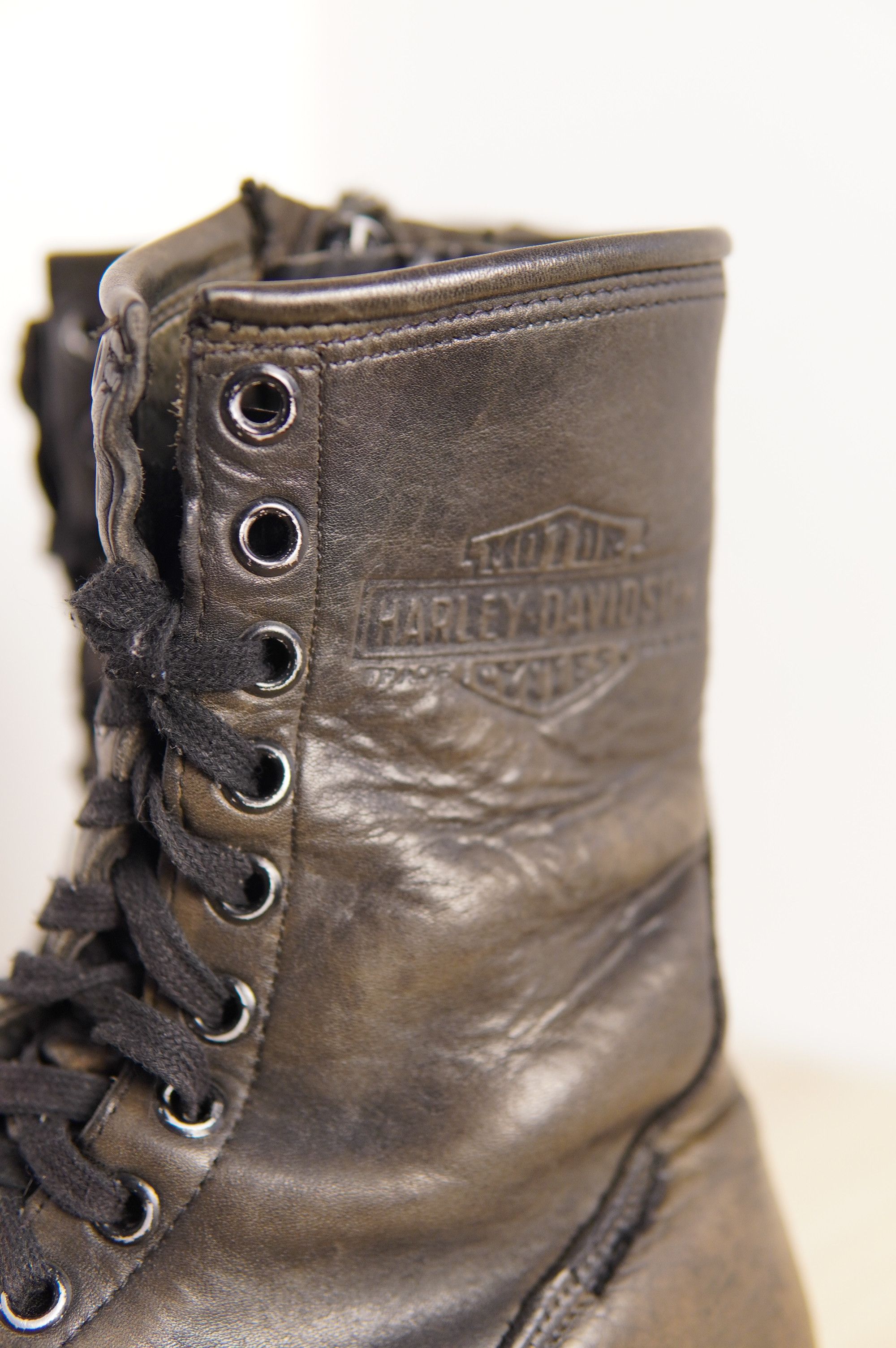 Harley Davidson 80s Harley Davidson Military Paratroopers Combat Riri Boots Size US 8.5 / EU 41-42 - 8 Thumbnail
