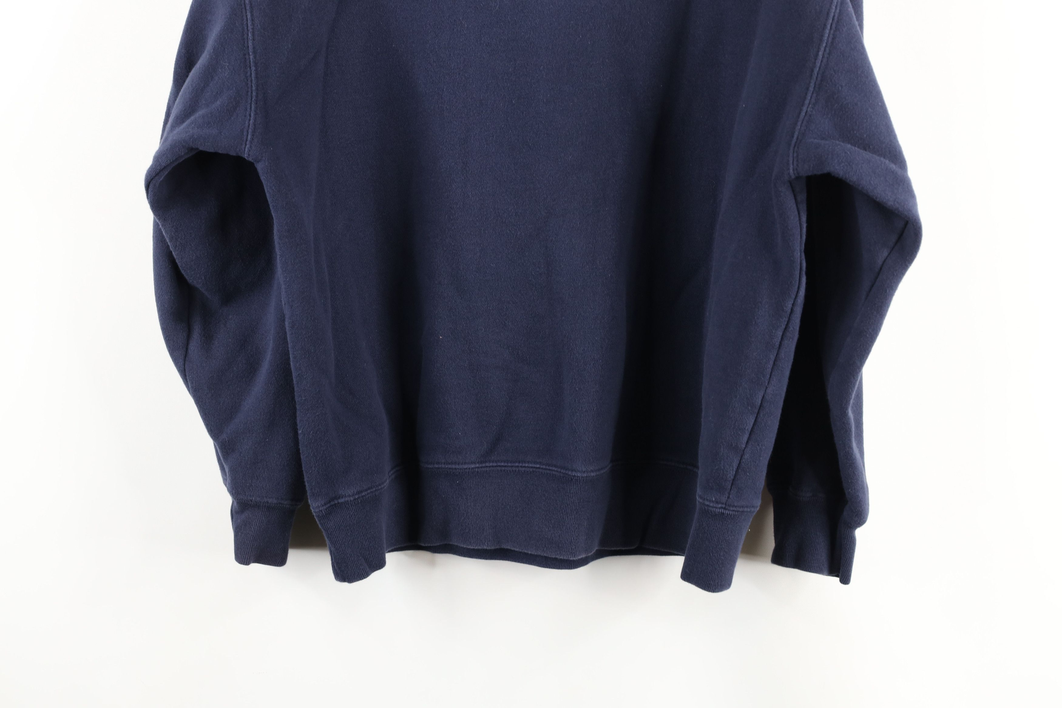 Gap × Vintage Vintage Gap Spell Out Crewneck Sweatshirt Navy Blue Size S / US 4 / IT 40 - 9 Thumbnail