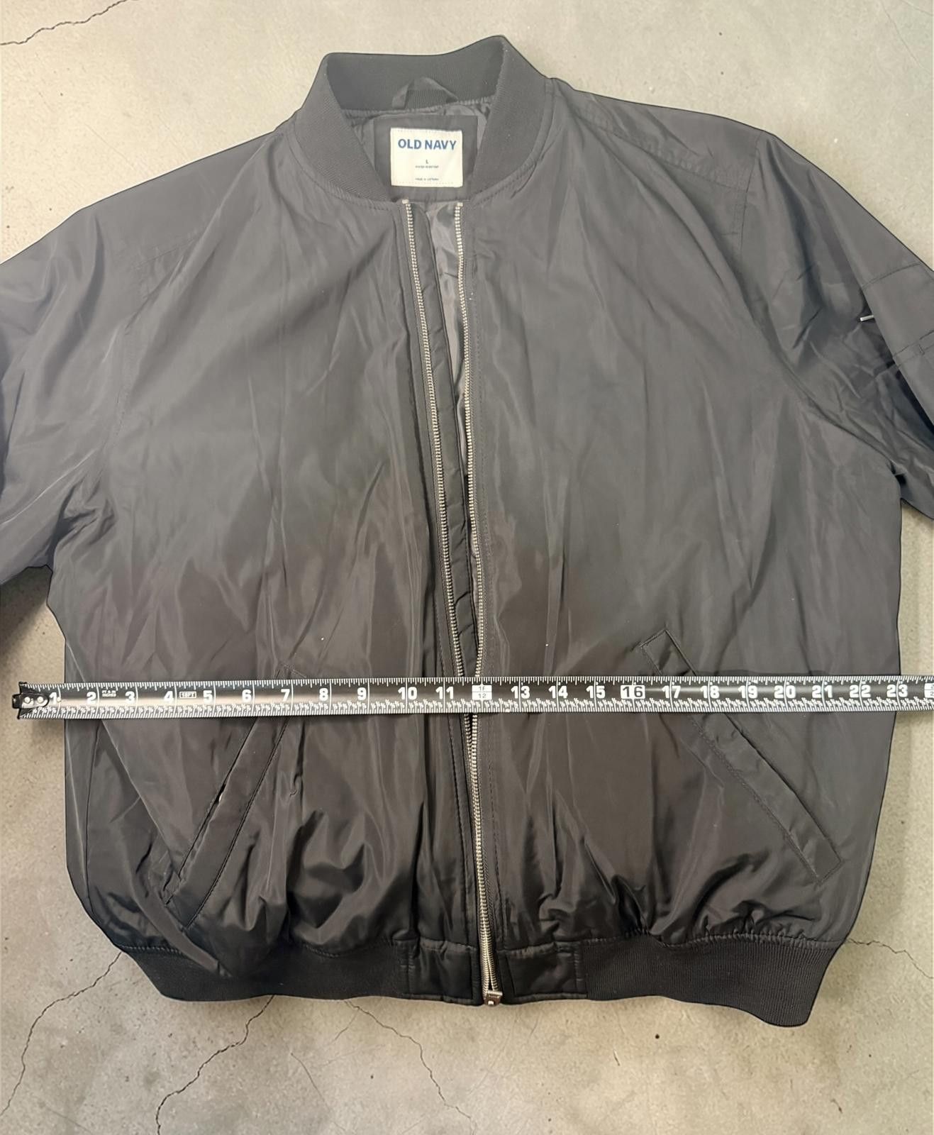 Old Navy Old Navy Black Bomber Jacket Size US L / EU 52-54 / 3 - 8 Thumbnail