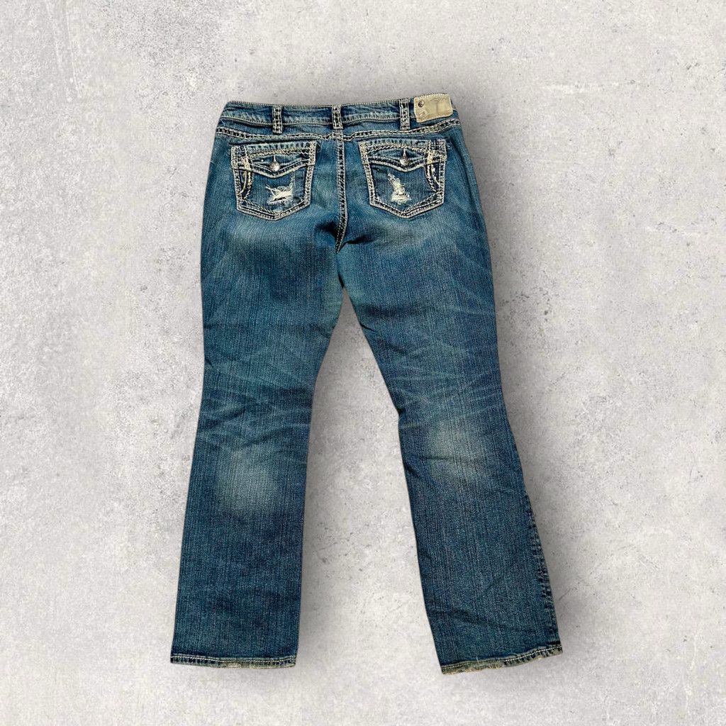 Silver Jeans Co. Vintage Silver Jean Co. Denim Distressed sz 16/31L Size 38" / US 16 / IT 52 - 2 Thumbnail