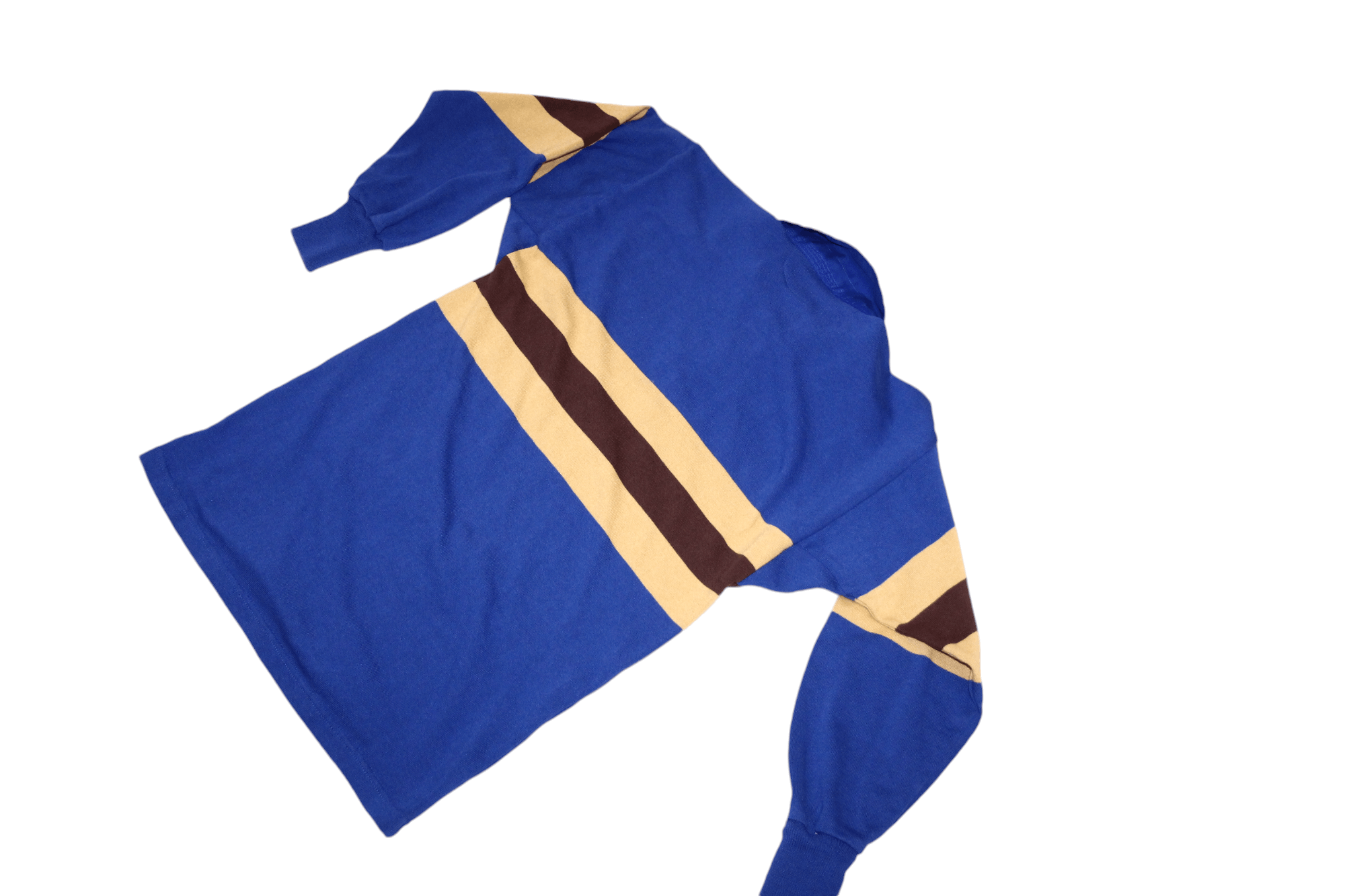 Other UK VTG 80's PEVERIL Retro Striped Rugby Shirt sz.38'' Size US M / EU 48-50 / 2 - 6 Thumbnail