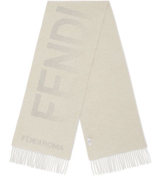 image of Fendi O1Loc1C0124 Scarf In Beige, Men's