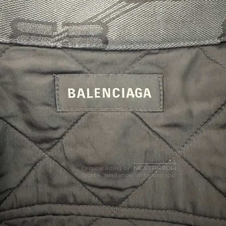 Balenciaga Balenciaga Double B Buckle Printed Fleece Jacket Size US S / EU 44-46 / 1 - 5 Thumbnail