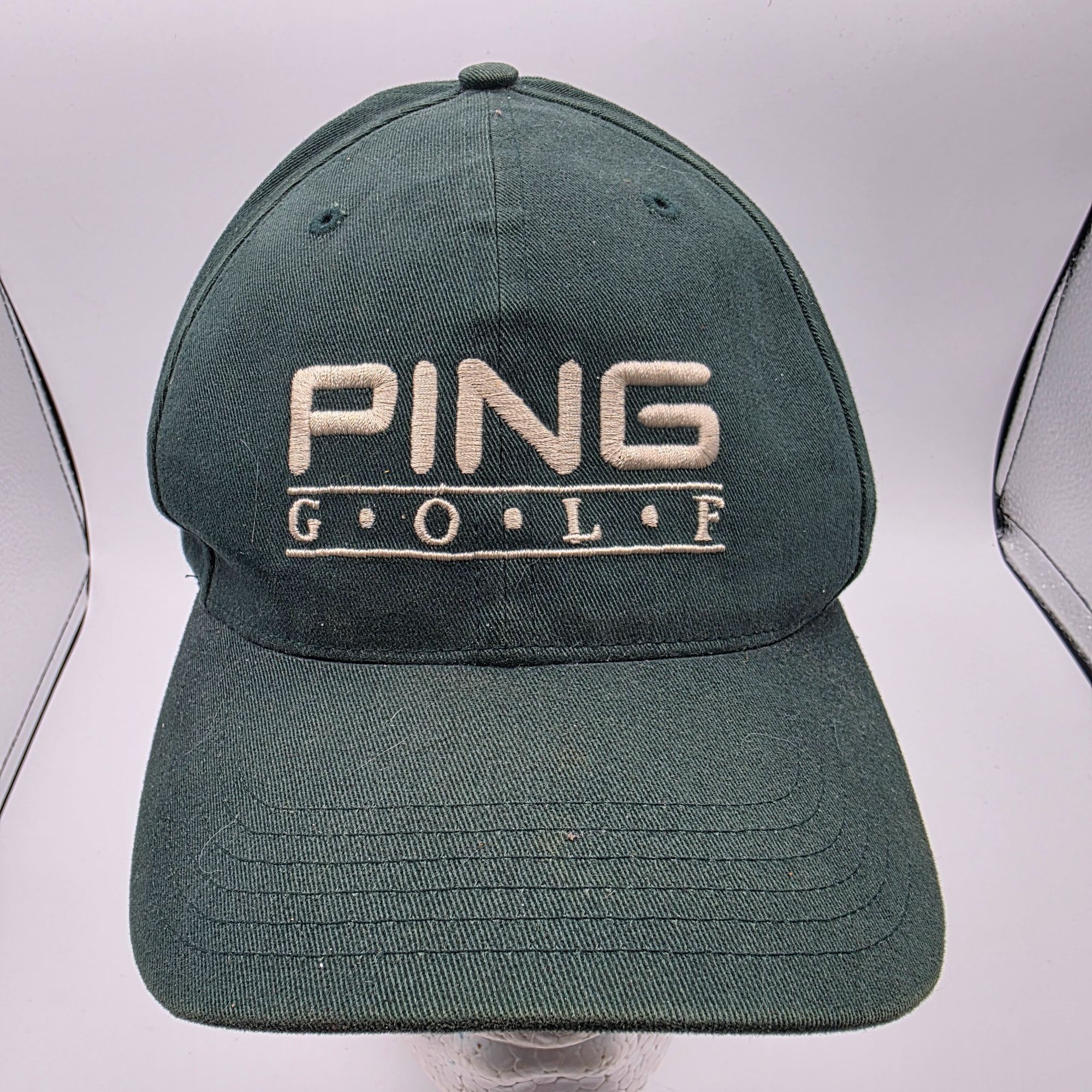 PING Ping Golf Adjustable Green Baseball Hat Casual Outdoors Walk Size ONE SIZE - 1 Thumbnail