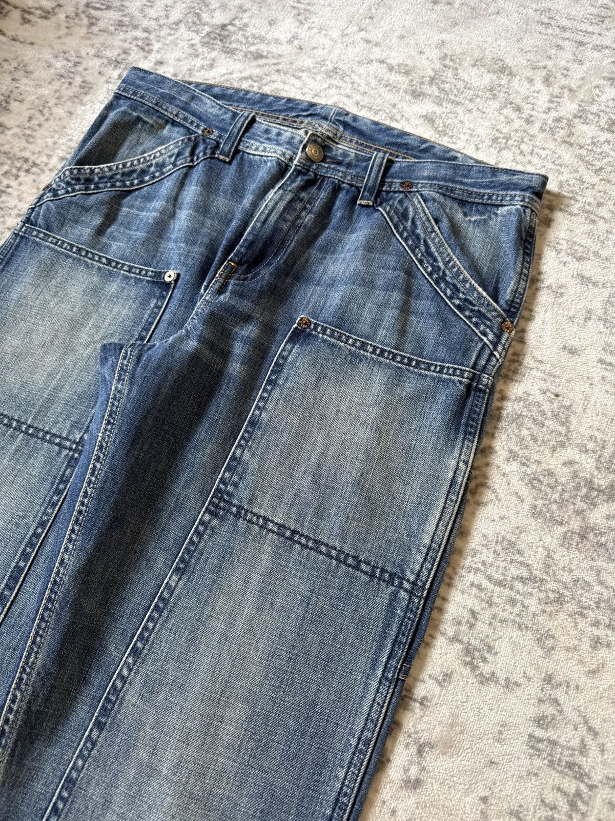 RRL Ralph Lauren Polo Ralph Lauren Double Knee Carpenters Denim Pants Size US 30 / EU 46 - 4 Thumbnail