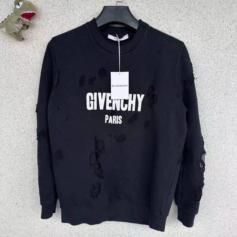 Givenchy Givenchy Ripped Hoodie Size US M / EU 48-50 / 2 - 2 Thumbnail