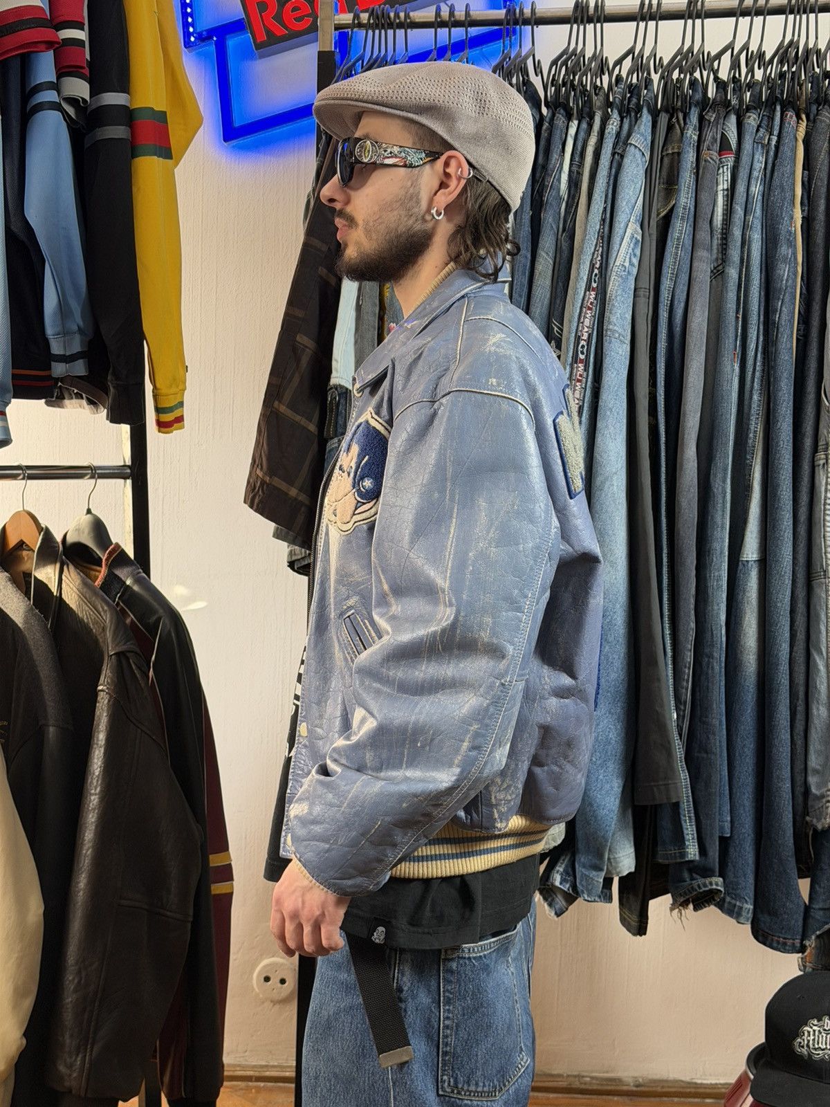 Avirex Vintage 1980s Avirex Special Cadet leather bomber jacket Size US S / EU 44-46 / 1 - 2 Thumbnail
