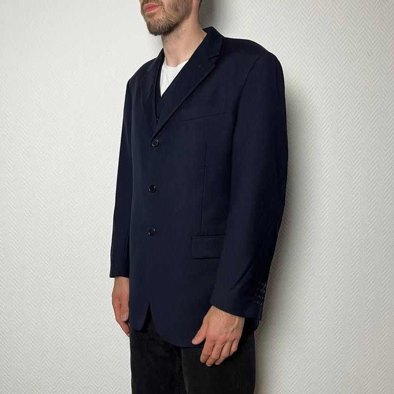 Gianfranco Ferre Gianfranco Ferre Classic Navy Blue Blazer Jacket Size 44 USA Size 44R - 9 Thumbnail