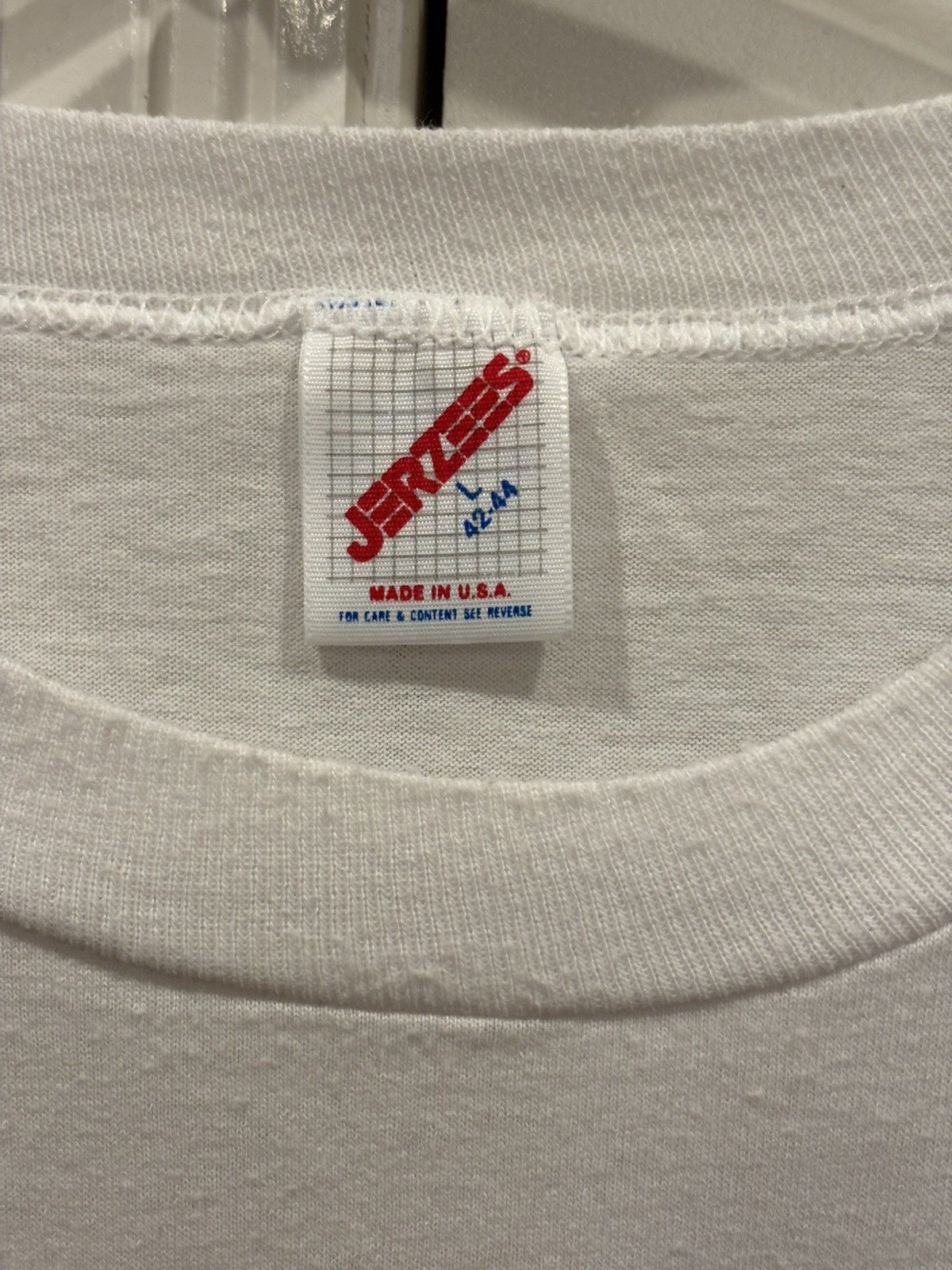 Jerzees Vtg 90’s Jesus Pentecost Dove Tee New Testament Church Sz: L Size US L / EU 52-54 / 3 - 4 Thumbnail
