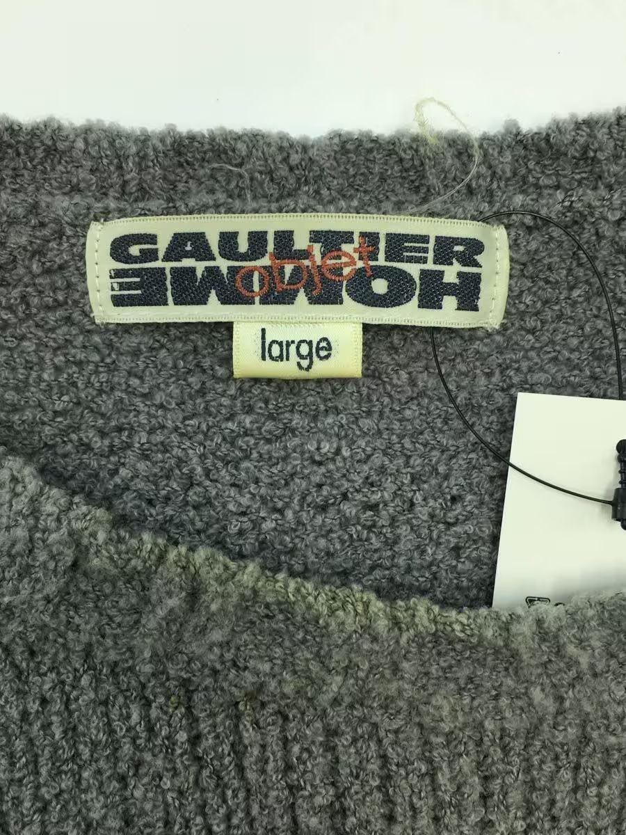 Jean Paul Gaultier Archive Cropped Striped Wool Knit Sweater Size US L / EU 52-54 / 3 - 3 Thumbnail