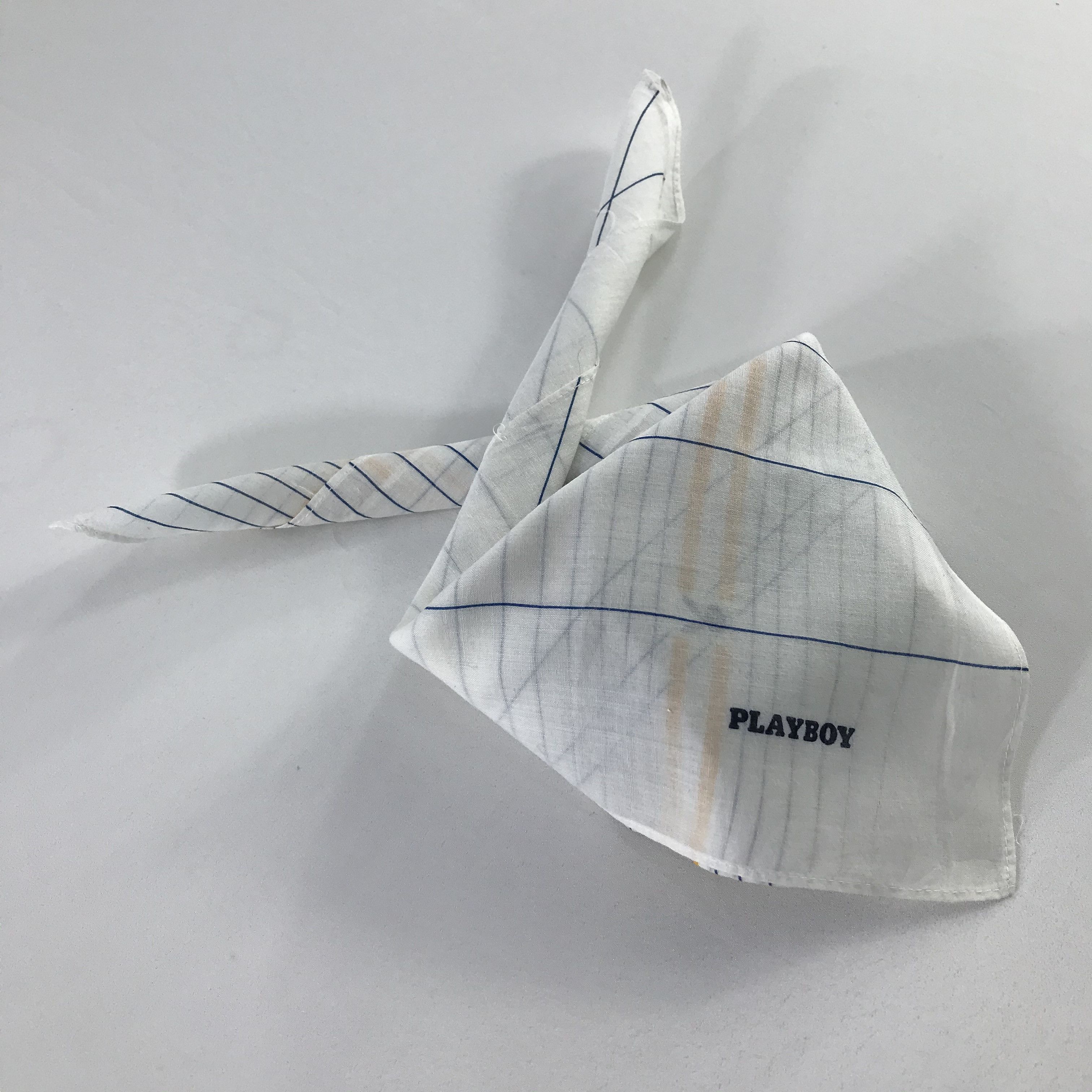 Playboy × Vintage Playboy Bandana / Handkerchief / Neckerchief - S964 Size ONE SIZE - 5 Thumbnail