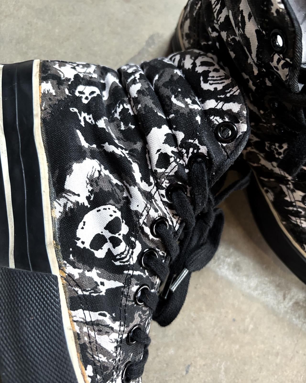 Number (N)ine S/S01 SKULL HIGH TOP CONVERSE Size US 7.5 / EU 40-41 - 7 Thumbnail
