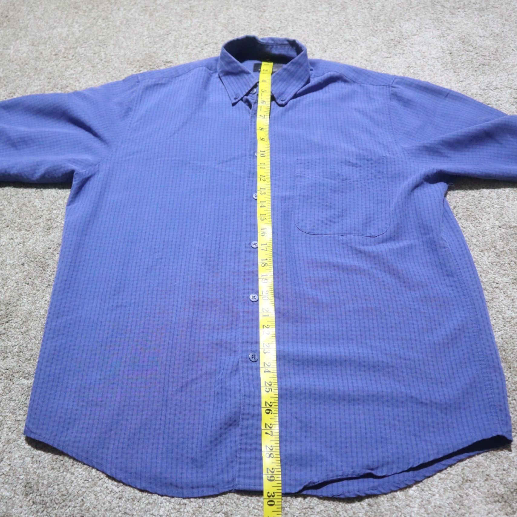 Other J Ferrar Shirt Men’s Plaid Long Sleeve Button-Up Size M Bl Size US M / EU 48-50 / 2 - 6 Thumbnail