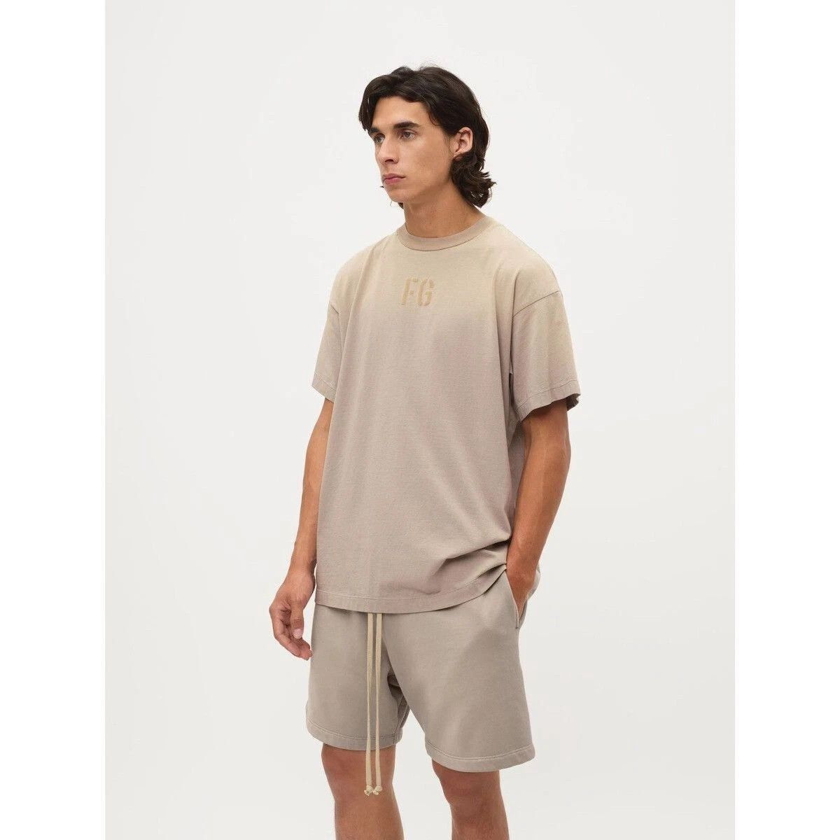 Fear of God 7th Collection FG Tee VINTAGE PARIS SKY M