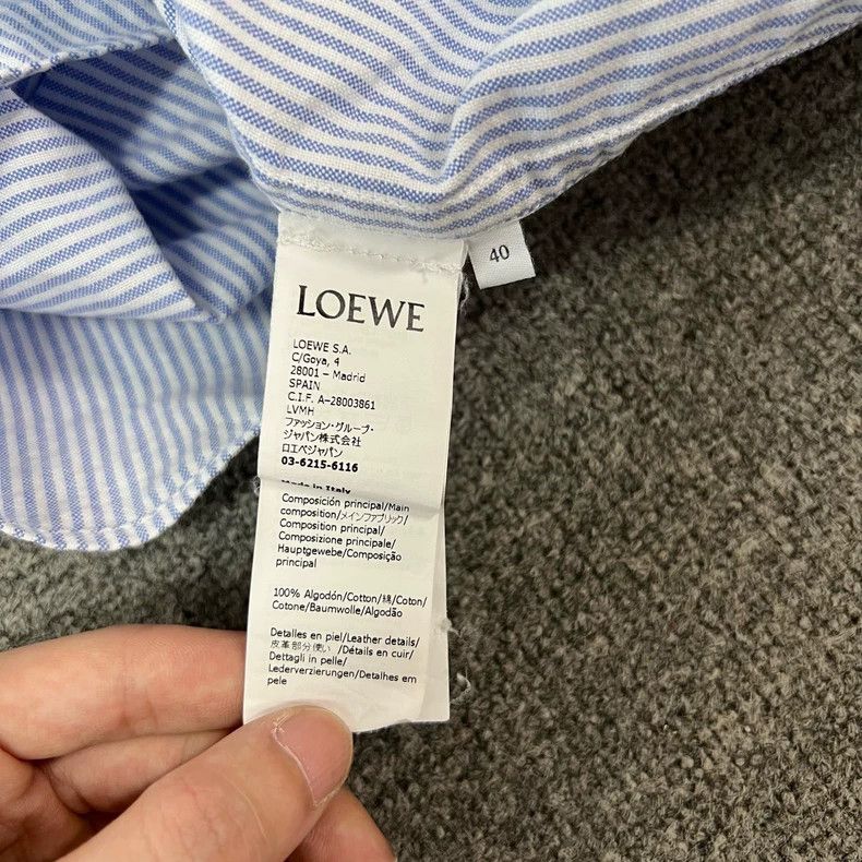 Loewe Loewe Classic embroidered Logo short sleeve T-shirt Size US XXS / EU 40 - 7 Thumbnail