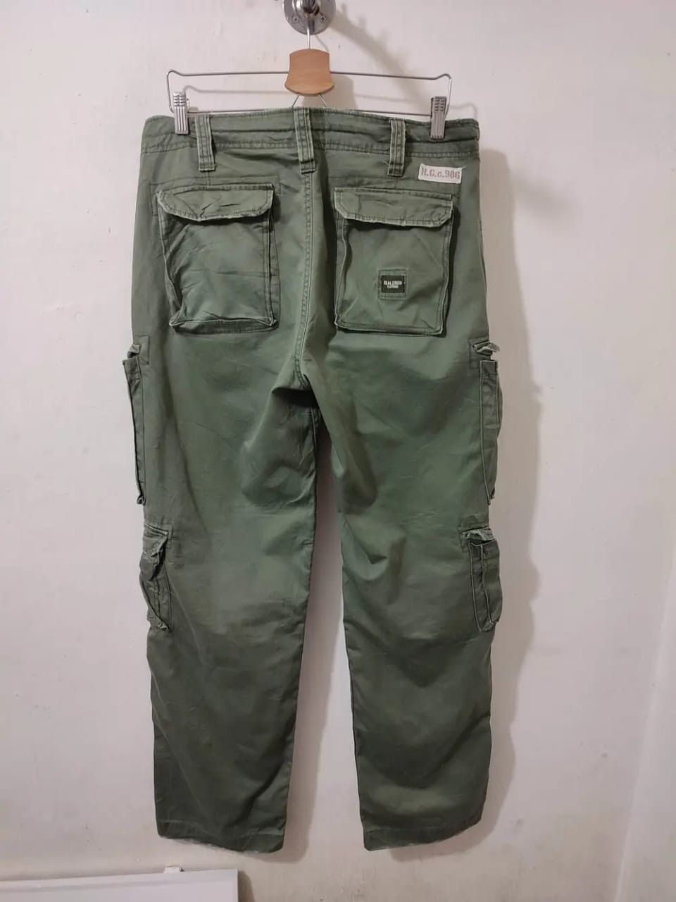 Japanese Brand Real Crush Clothing Multipocket Cargo Tactical Pants Size US 34 / EU 50 - 9 Thumbnail