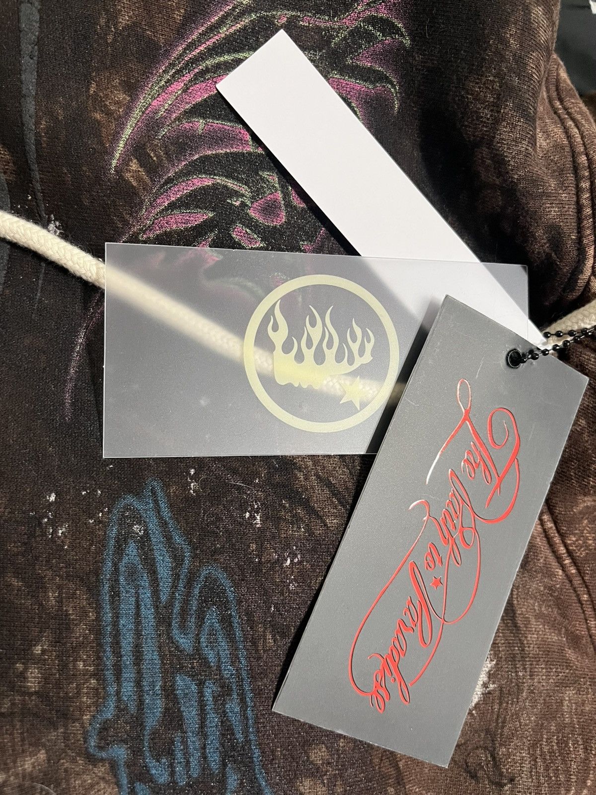 Brown Hellstar Graffiti Hoodie