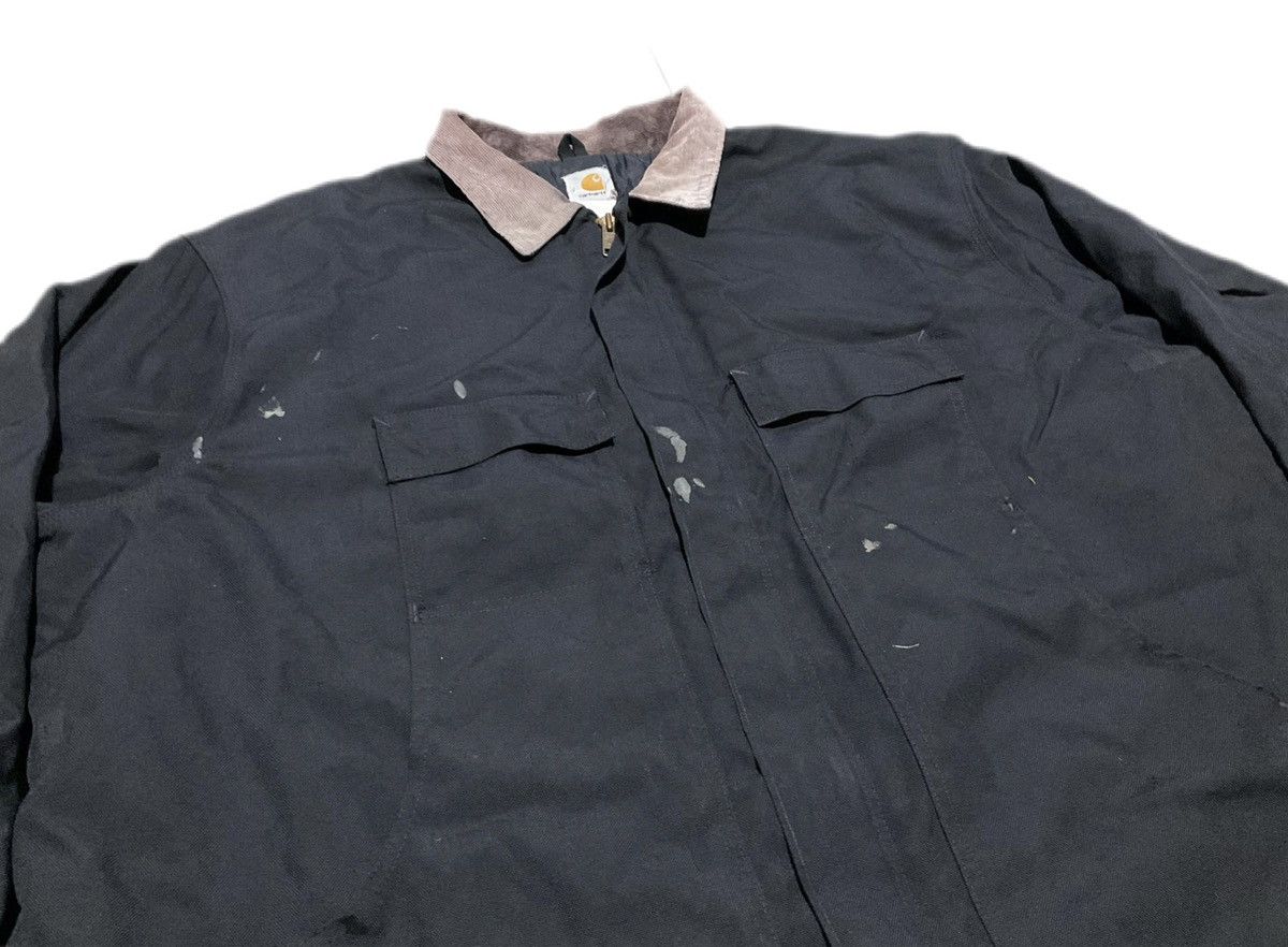 Carhartt 🔥Faded Vintage Carhartt Detroit Jacket Corduroy Collar Size US XL / EU 56 / 4 - 4 Thumbnail