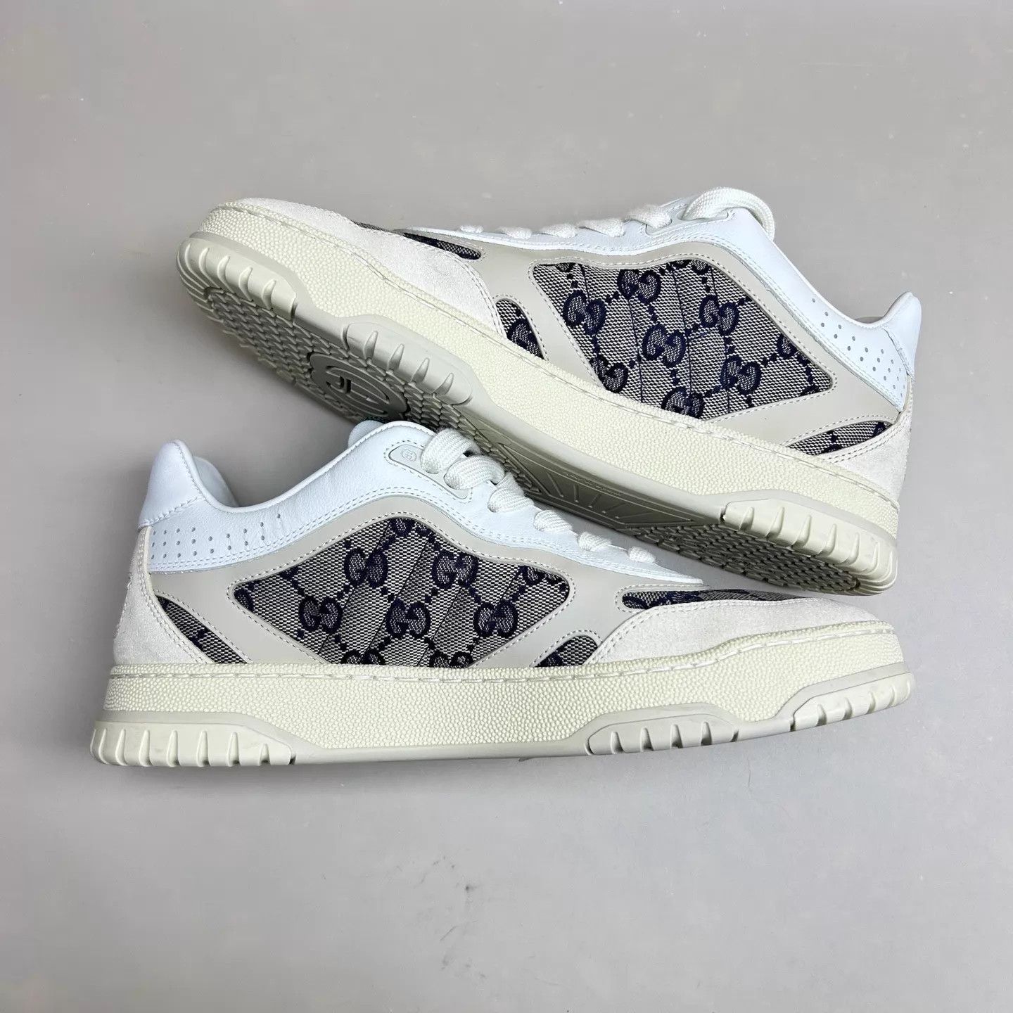 Gucci GUCCI Off-White GG Enamel Sneakers 38 99 New Size US 7.5 / IT 37.5 - 4 Thumbnail