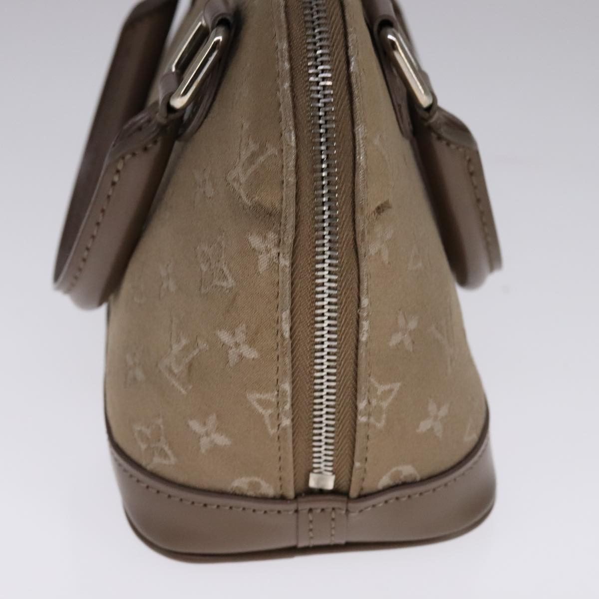 Louis Vuitton LOUIS VUITTON Monogram Satin Little Alma Hand Bag Gray Size ONE SIZE - 4 Thumbnail