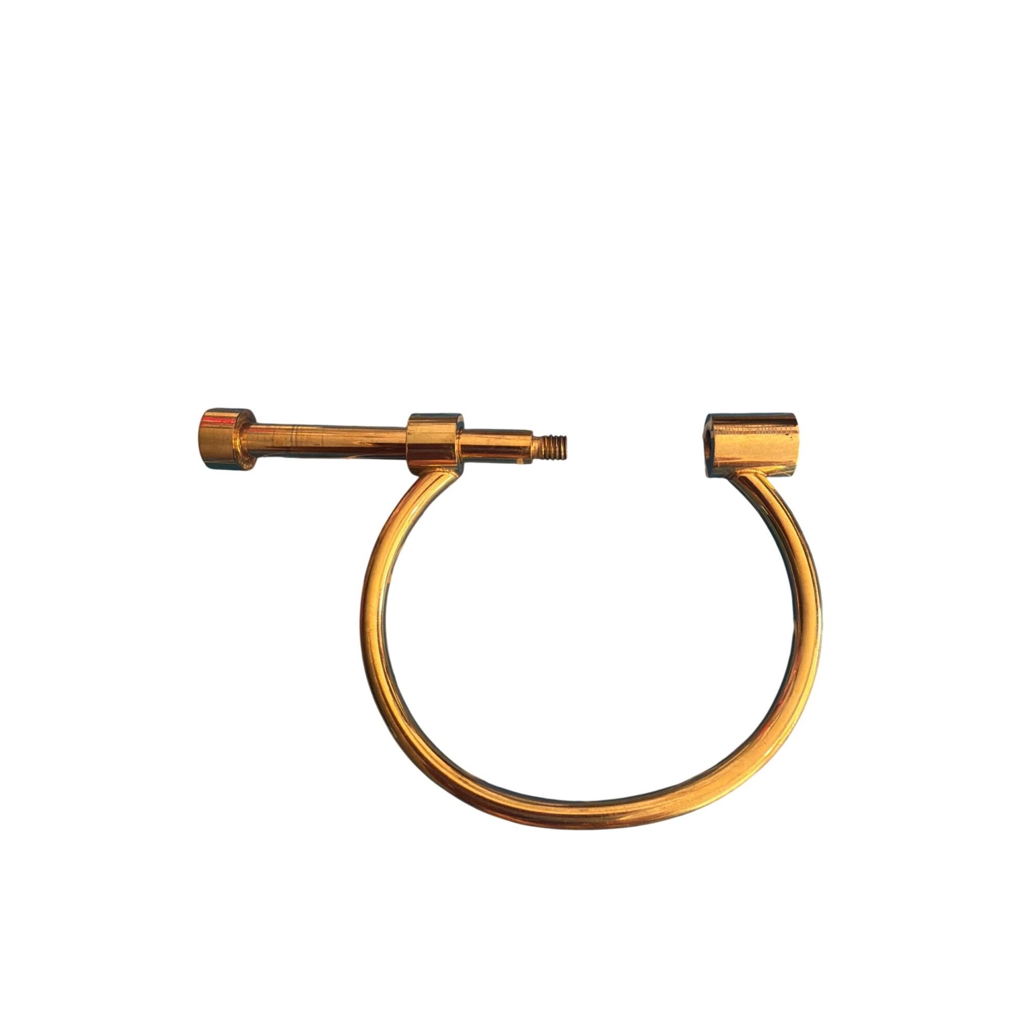 Other Kinsley Armelle Gold Tone Bar Cuff Bracelet Screw Closure Mo Size ONE SIZE - 3 Thumbnail