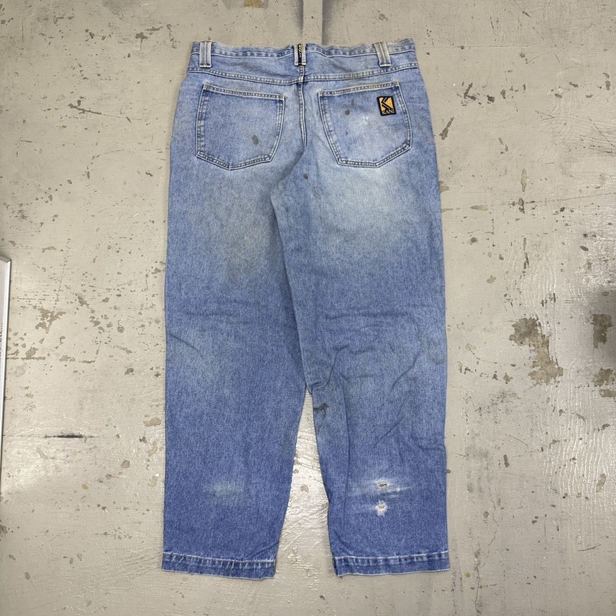 Karl Kani Vintage 90s Karl Kani Y2K Big Logo Baggy Rap Denim Jeans Size US 38 / EU 54 - 1 Thumbnail
