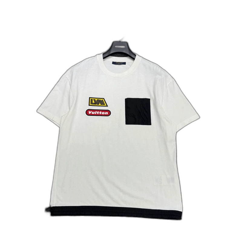 Louis Vuitton Louis Vuitton Letter Print Pocket Short Sleeve Size US M / EU 48-50 / 2 - 1 Thumbnail