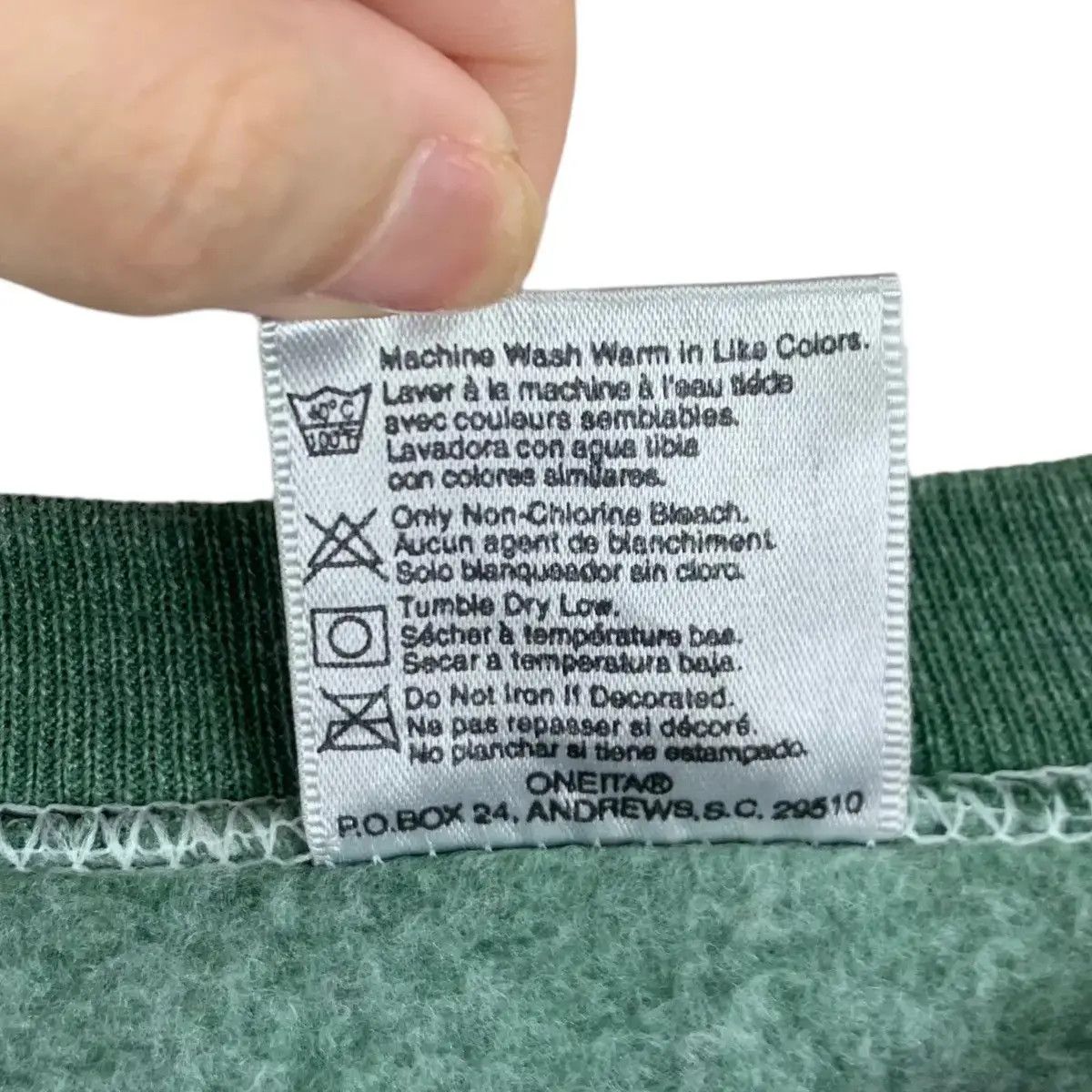 Vintage Vintage 90s DALE CHAPMAN SURF Design Green Sweatshirt Size US M / EU 48-50 / 2 - 7 Thumbnail