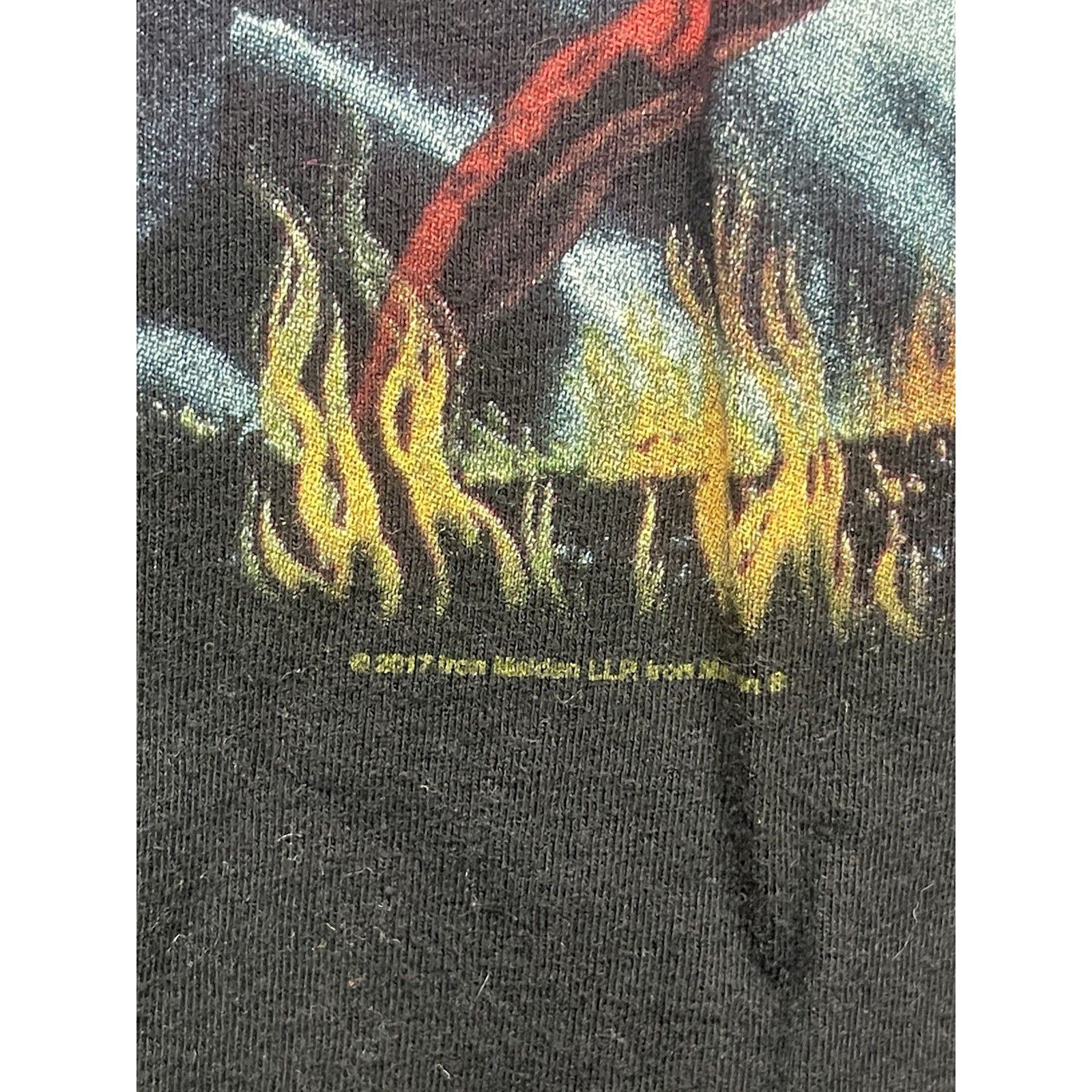 Iron Maiden VTG Iron Maiden The Number Of The Beast Womens Tee T Shirt S Size US XL / EU 56 / 4 - 4 Thumbnail