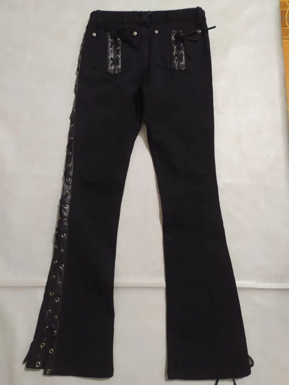 Other CRYX SPS Bondage Side Laces Flare Pants Size 27" / US 4 / IT 40 - 3 Thumbnail