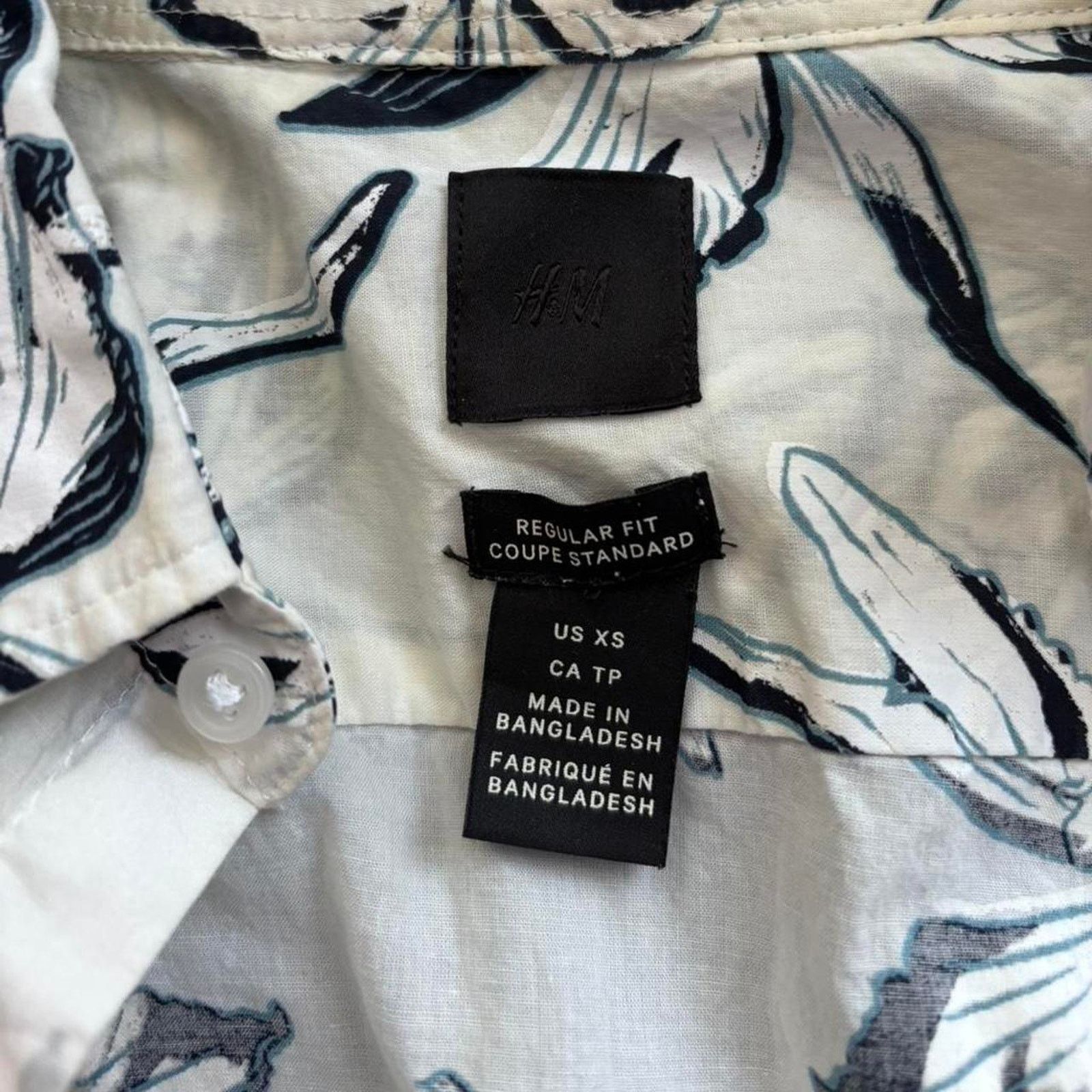 H&M White and black hm floral Size US XS / EU 42 / 0 - 4 Thumbnail