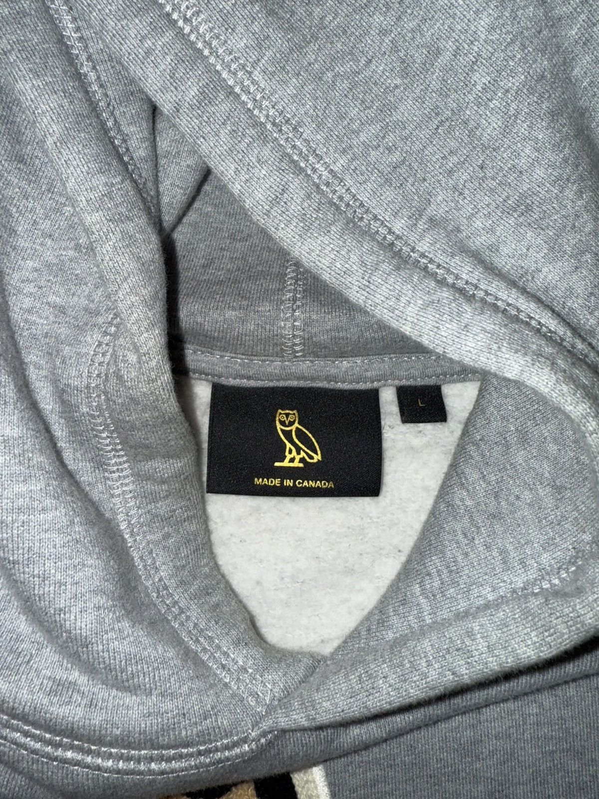 October's Very Own OVO Chenille Bubble Owl Hoodie Size Large Used Size US L / EU 52-54 / 3 - 4 Thumbnail