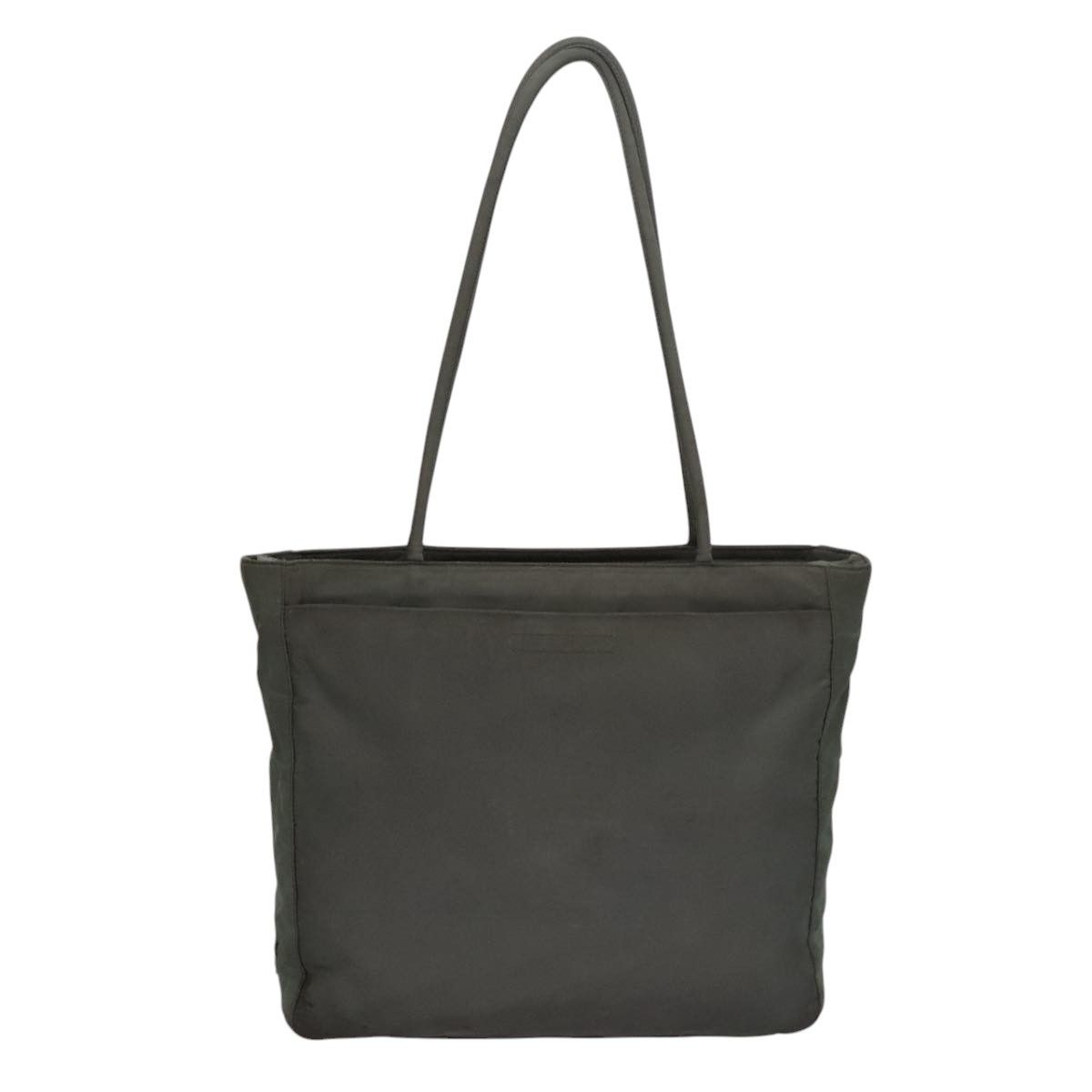 Prada Tessuto Grey Synthetic Tote Bag (Pre-Owned) Size ONE SIZE - 1 Thumbnail