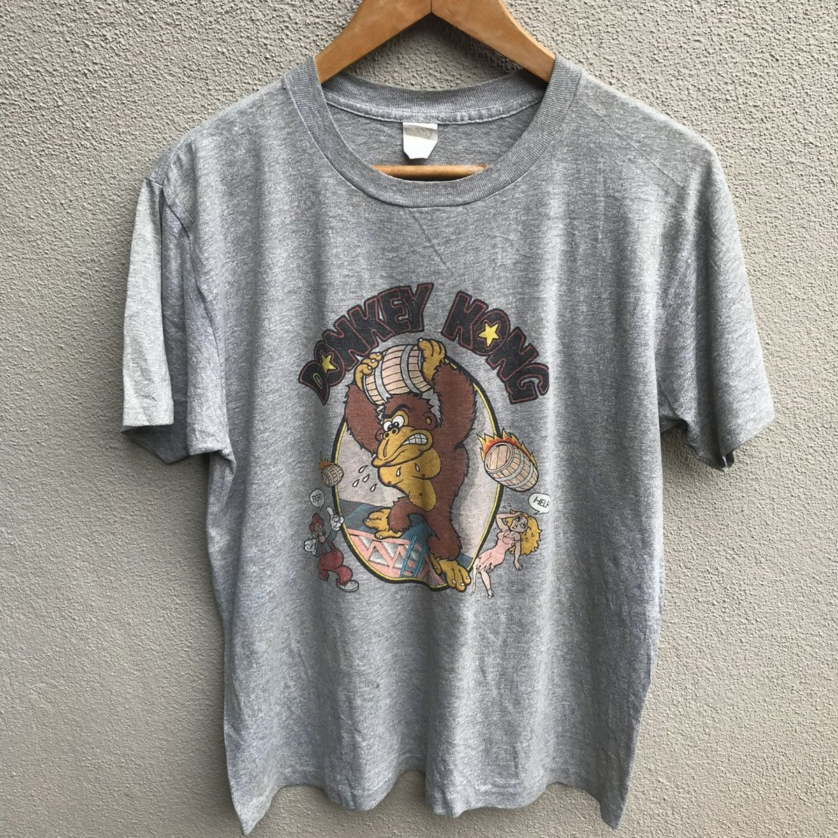Nintendo × Playstation × Vintage Vintage 80s DONKEY KONG video games tee nintendo Size US L / EU 52-54 / 3 - 2 Thumbnail
