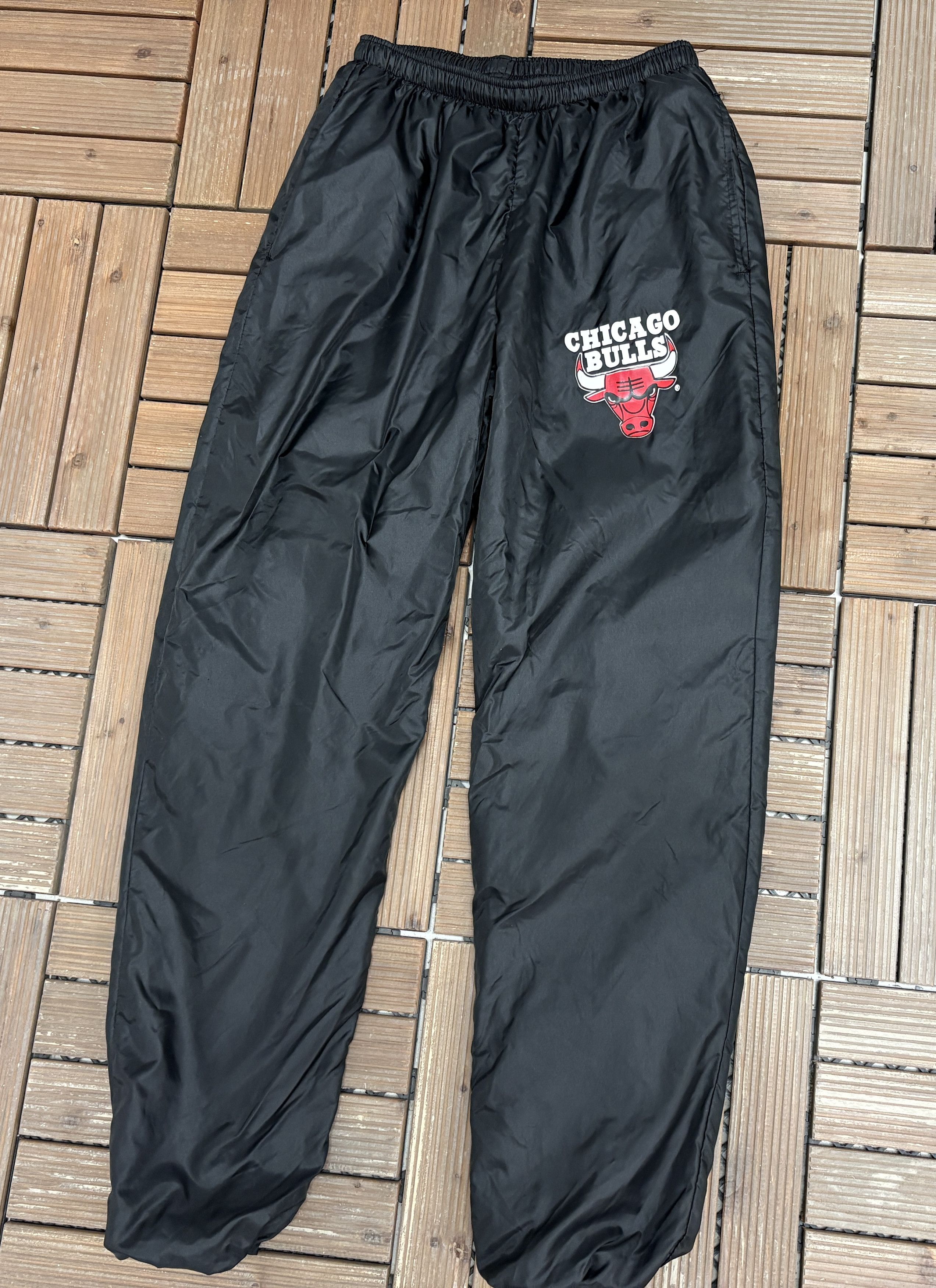 Chalk Line × Vintage Chicago Bulls Vintage Black Track Pants Size US 26 / EU 42 - 3 Thumbnail