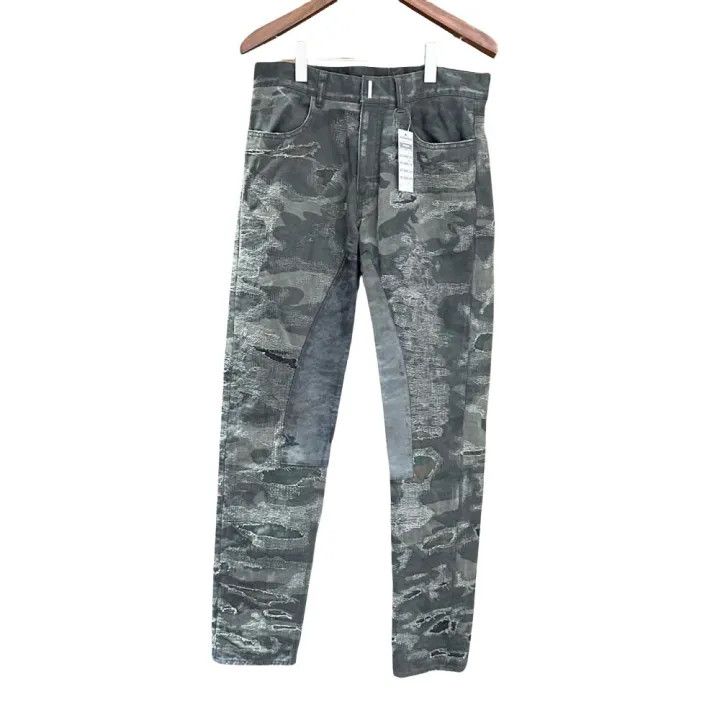 Givenchy Givenchy Camouflage Boro Distressed Jeans Size US 32 / EU 48 - 1 Thumbnail