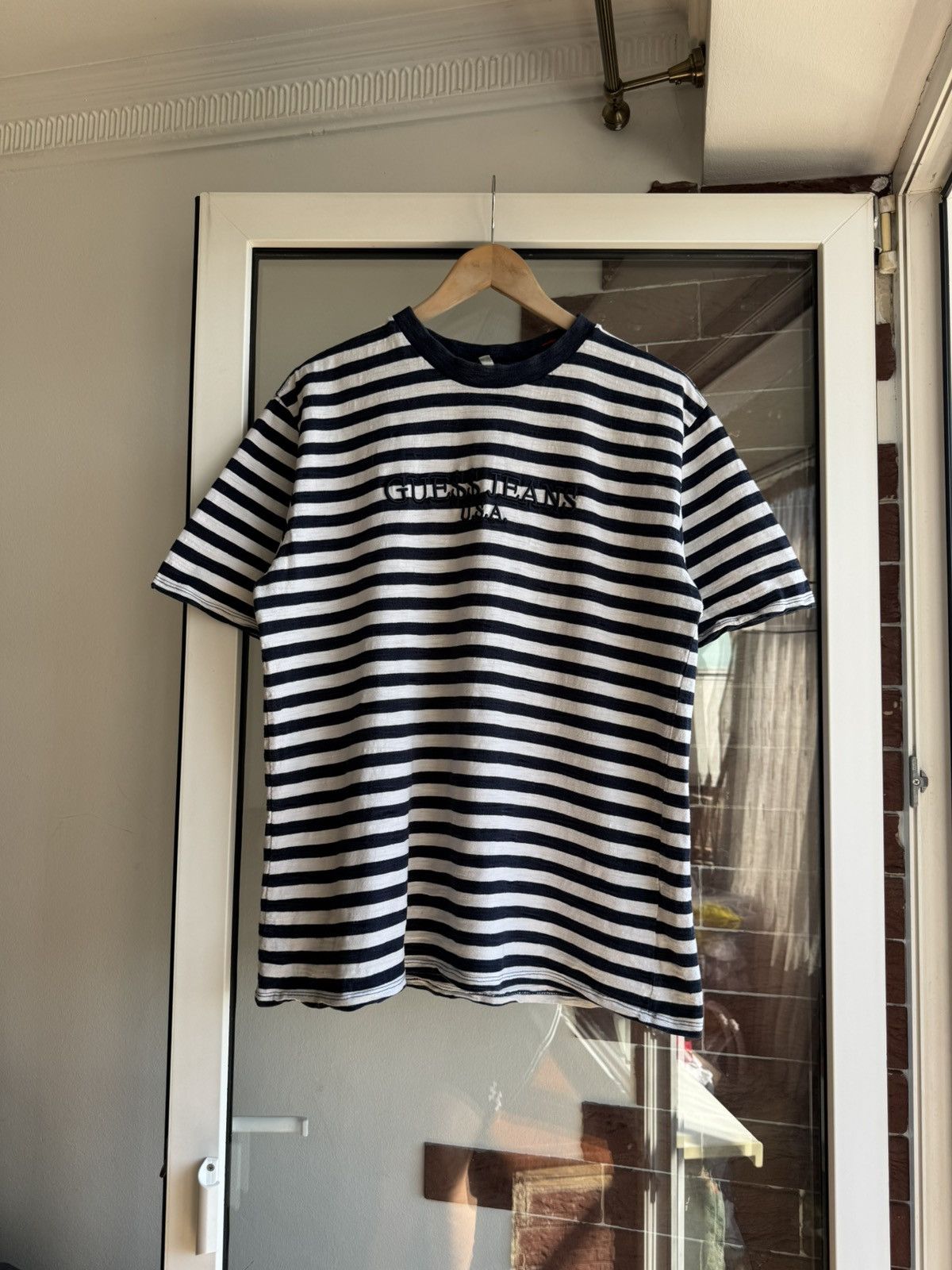 A$AP Rocky × Guess Guess Asap Rocky Navy Tshirt Size US M / EU 48-50 / 2 - 1 Thumbnail