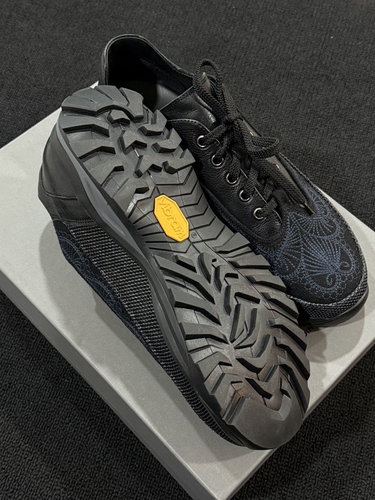 Kiko Kostadinov Chalice Nero Lace Up Sneaker