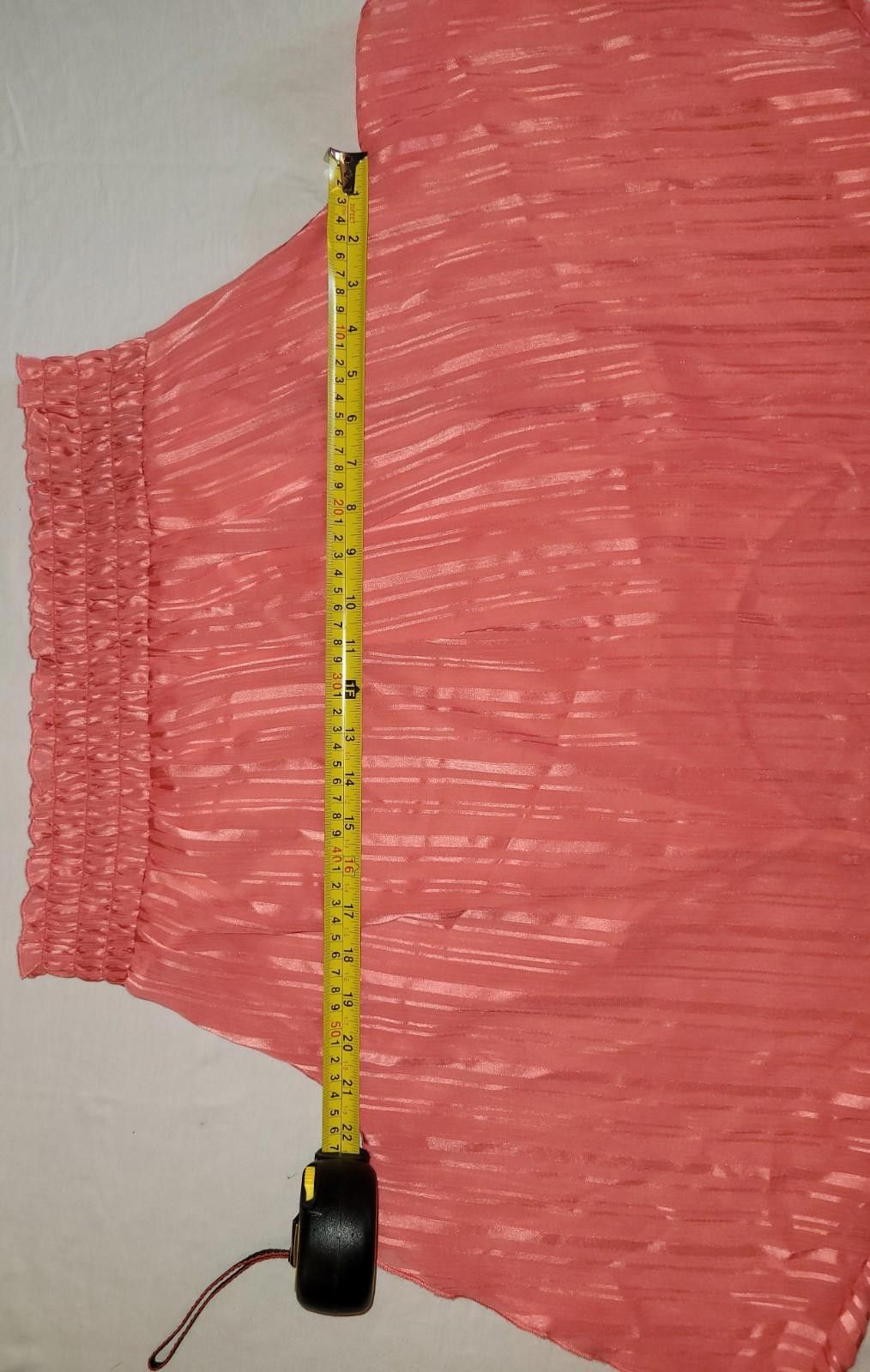 Designer BCX women's large salmon blouse Size L / US 10 / IT 46 - 5 Thumbnail