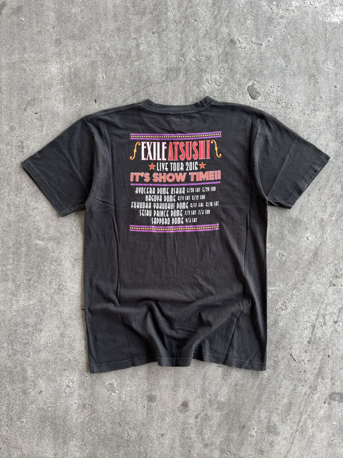 Band Tees Exile Atsushi Live Tour 2016 It’s Show Time Tee Size US M / EU 48-50 / 2 - 6 Thumbnail