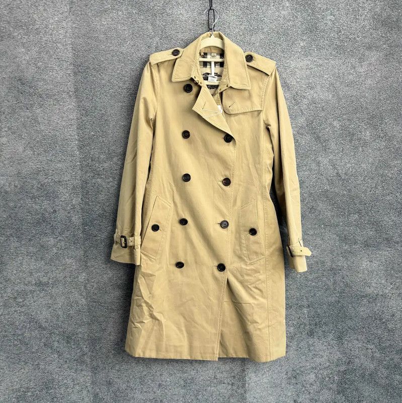 Burberry Burberry Women's Khaki Trench Coat Size S Size S / US 4 / IT 40 - 1 Thumbnail