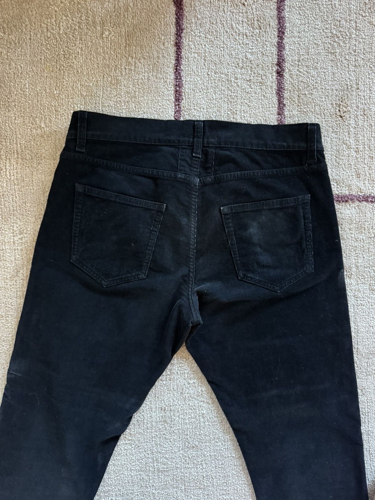 Saint Laurent Paris Black Saint Laurent D02 M/SK-LW corduroy pants Size US 30 / EU 46 - 5 Thumbnail