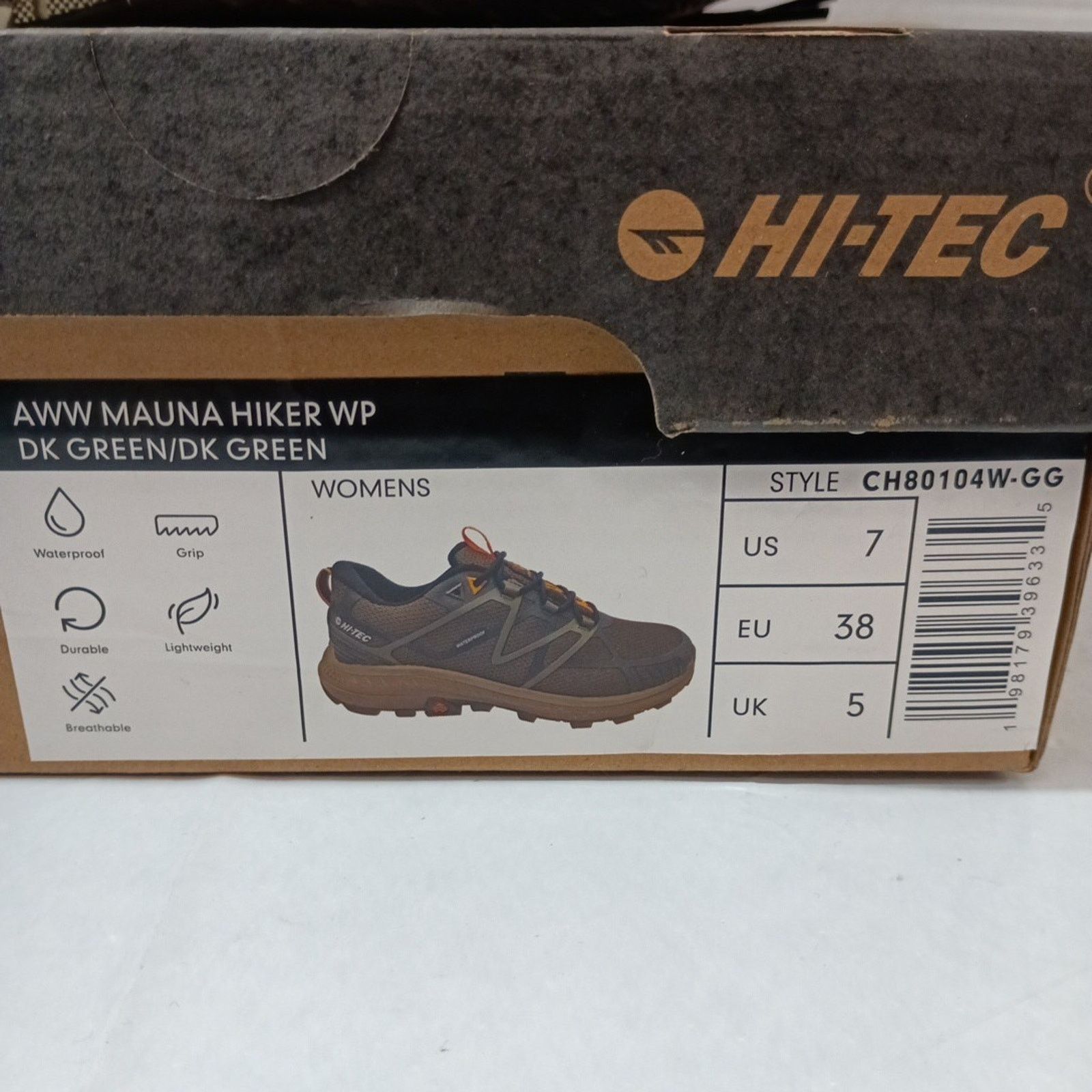 Hi Tec Hi-Tec Aww Mauna Women's Light Weight Hiker Dk Green Size 7 Size US 7 / IT 37 - 10 Thumbnail