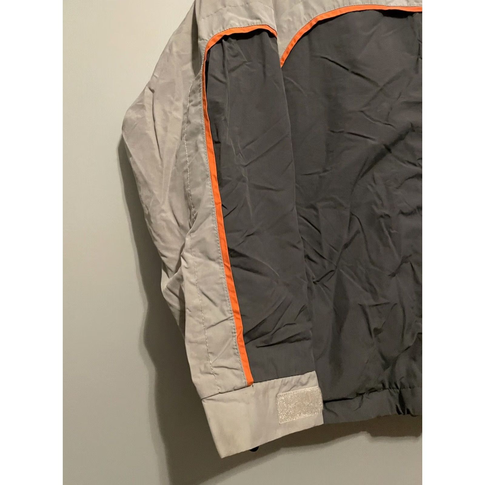 Tommy Hilfiger VINTAGE Tommy Hilfiger Coat/Jacket Men M Gray Fleece Lined Midweight Zip Front Size US 31 - 4 Thumbnail