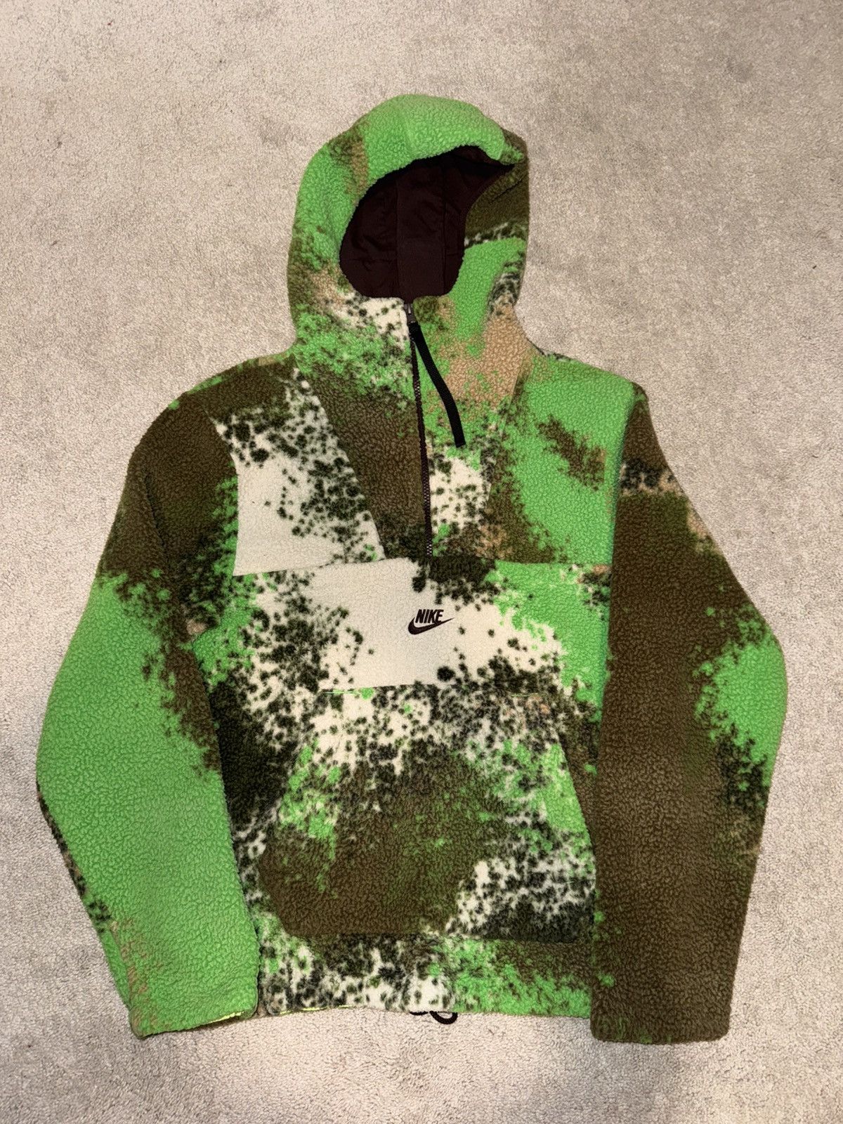 Nike Nike NSW Sherpa Sport Essentials+ 1/2 Zip Hoodie Fleece Size US XS / EU 42 / 0 - 1 Thumbnail