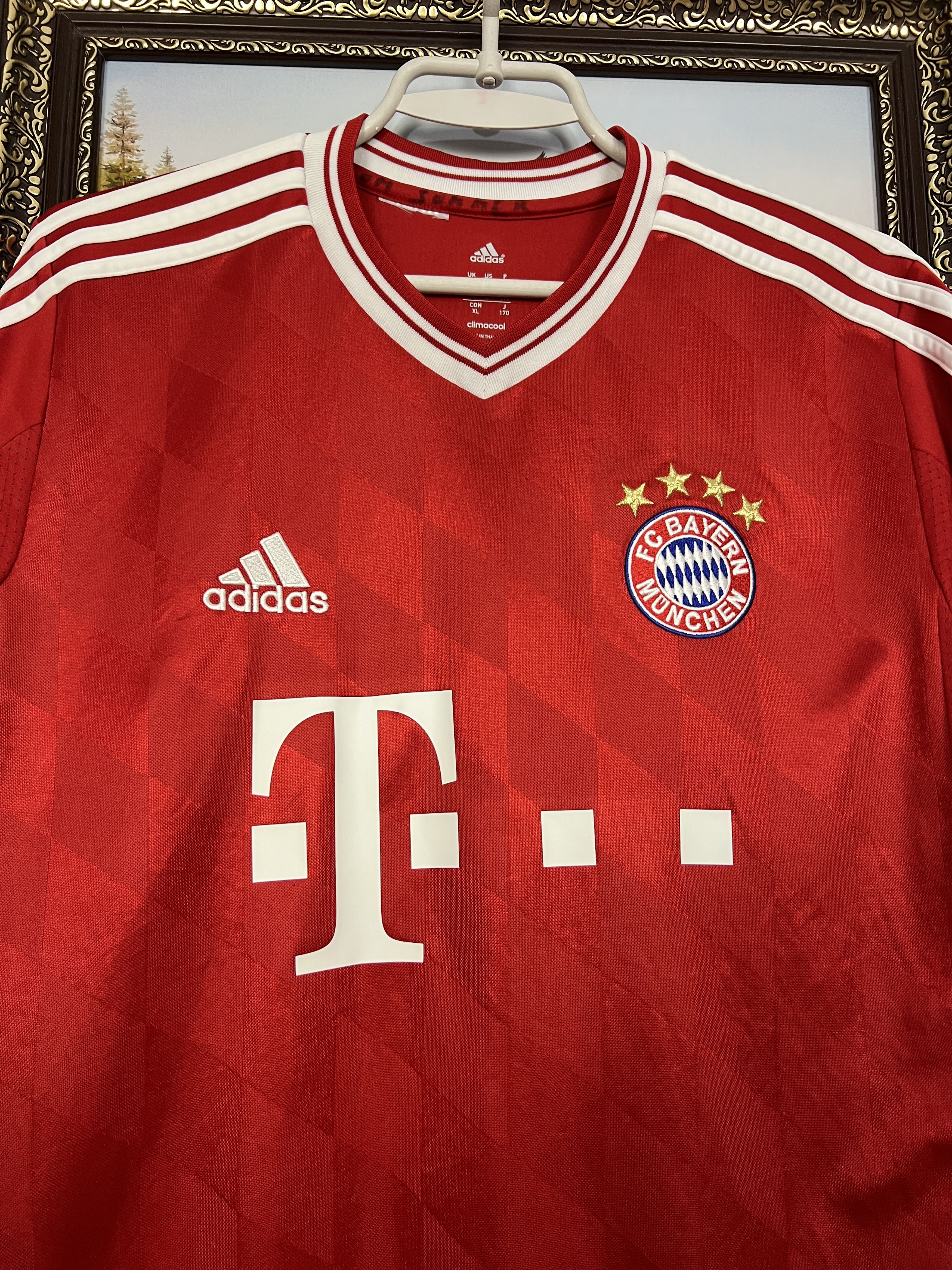 Adidas Bayern Munich football shirt Adidas Gotze Jersey Boys XL Size US XXS / EU 40 - 5 Thumbnail
