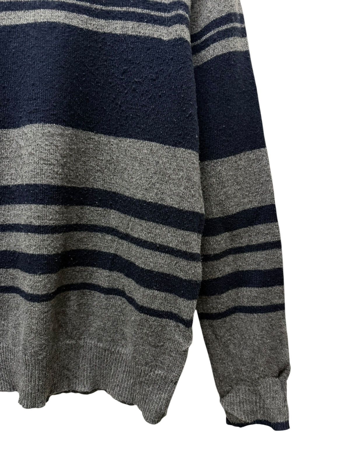 Takeo Kikuchi Vintage Tk. Takeo Kikuchi Crewneck Striped Knitwear Sweater Size US M / EU 48-50 / 2 - 2 Thumbnail